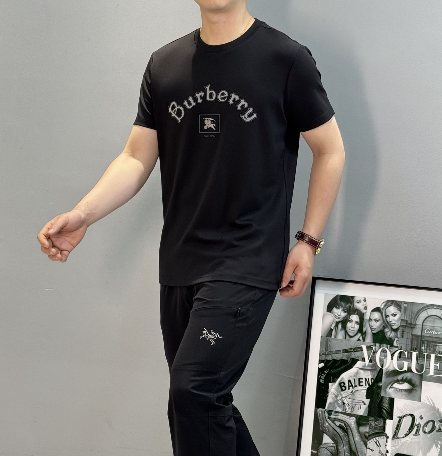 BBR*巴宝莉25s新款莫代尔T恤.焕新升级百搭基础款，贸易公司出品！！甄选优质有机300g莫代尔棉面料