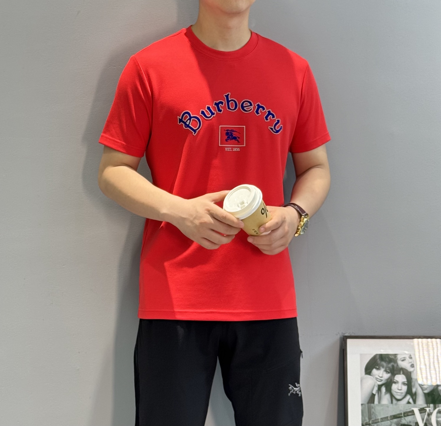 BBR*巴宝莉25s新款莫代尔T恤.焕新升级百搭基础款，贸易公司出品！！甄选优质有机300g莫代尔棉面料