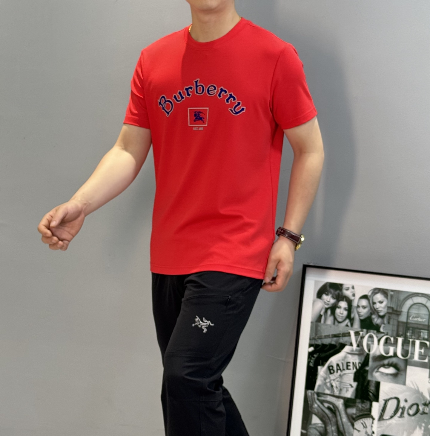 BBR*巴宝莉25s新款莫代尔T恤.焕新升级百搭基础款，贸易公司出品！！甄选优质有机300g莫代尔棉面料