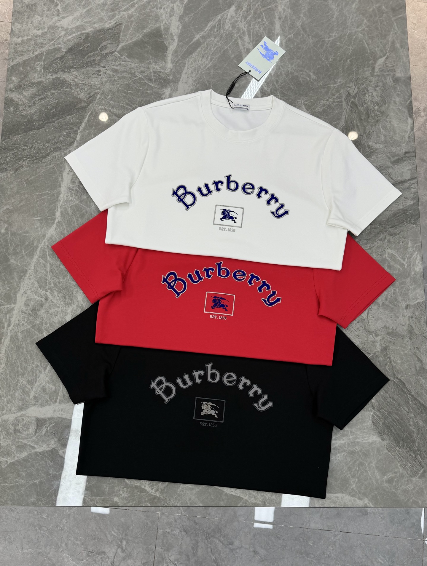 BBR*巴宝莉25s新款莫代尔T恤.焕新升级百搭基础款，贸易公司出品！！甄选优质有机300g莫代尔棉面料