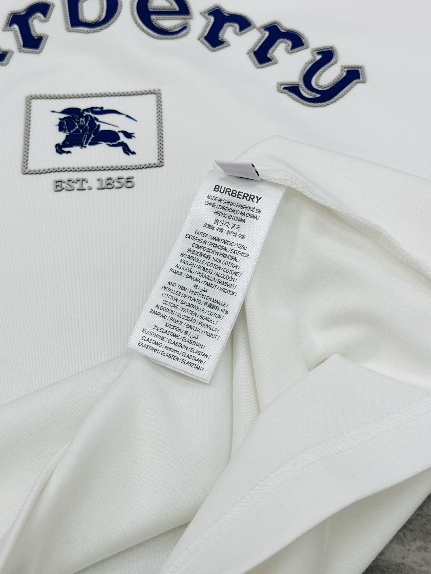 BBR*巴宝莉25s新款莫代尔T恤.焕新升级百搭基础款，贸易公司出品！！甄选优质有机300g莫代尔棉面料