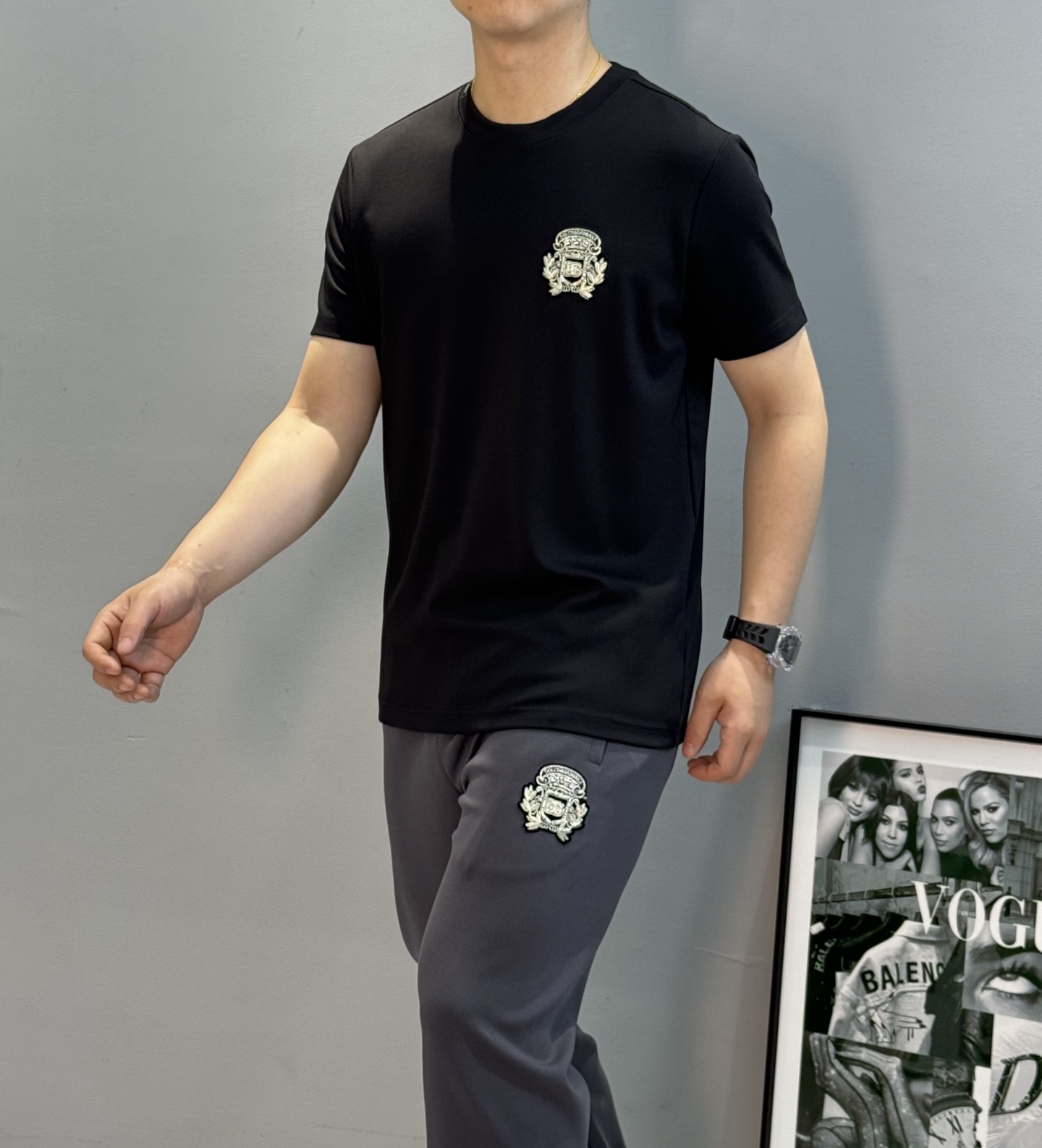 D&G*杜嘉班-纳25s新款莫代尔T恤.优选300g莫代尔棉.婴儿的触碰感觉，入手必定回购！！！面料舒适