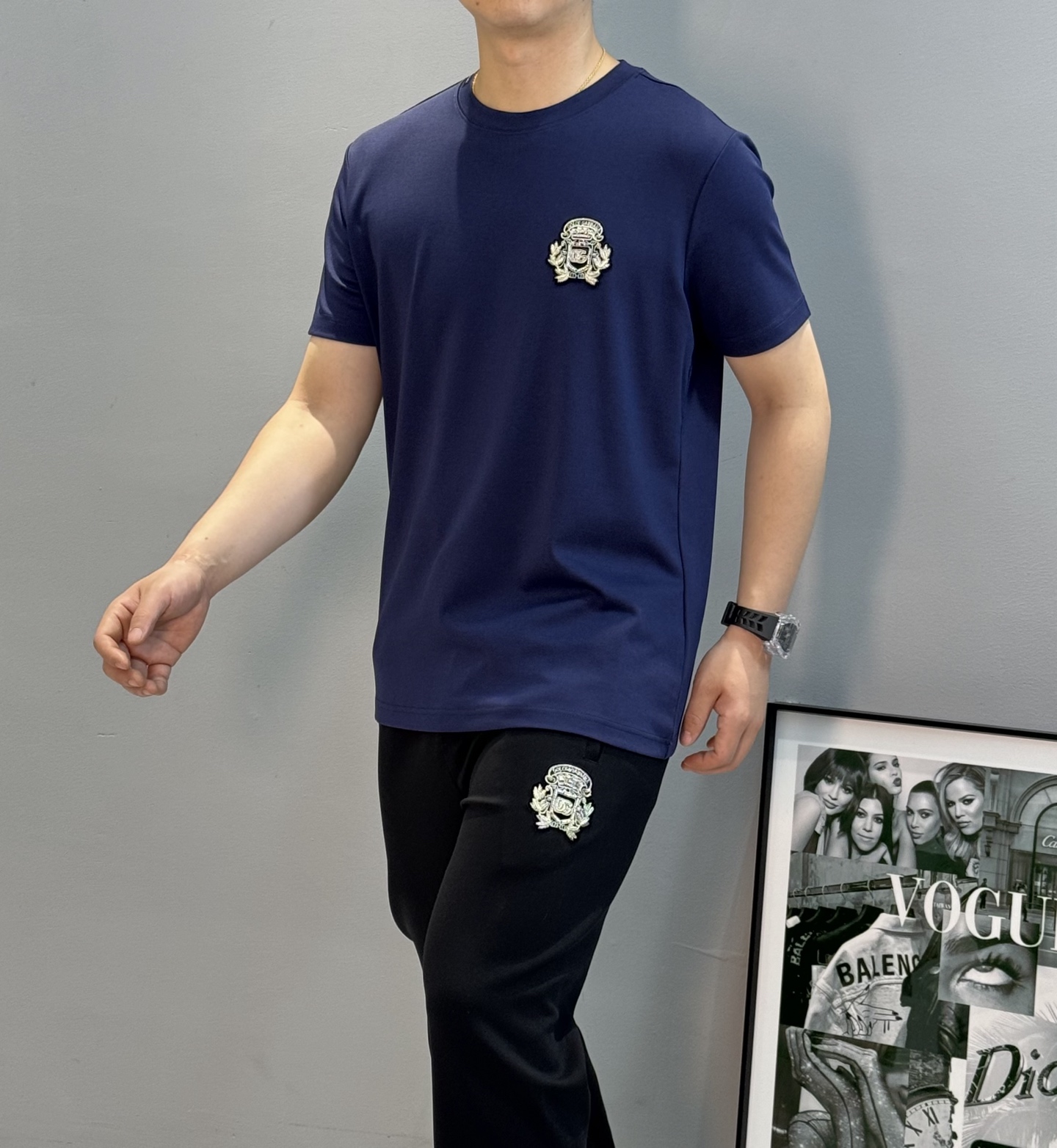 D&G*杜嘉班-纳25s新款莫代尔T恤.优选300g莫代尔棉.婴儿的触碰感觉，入手必定回购！！！面料舒适