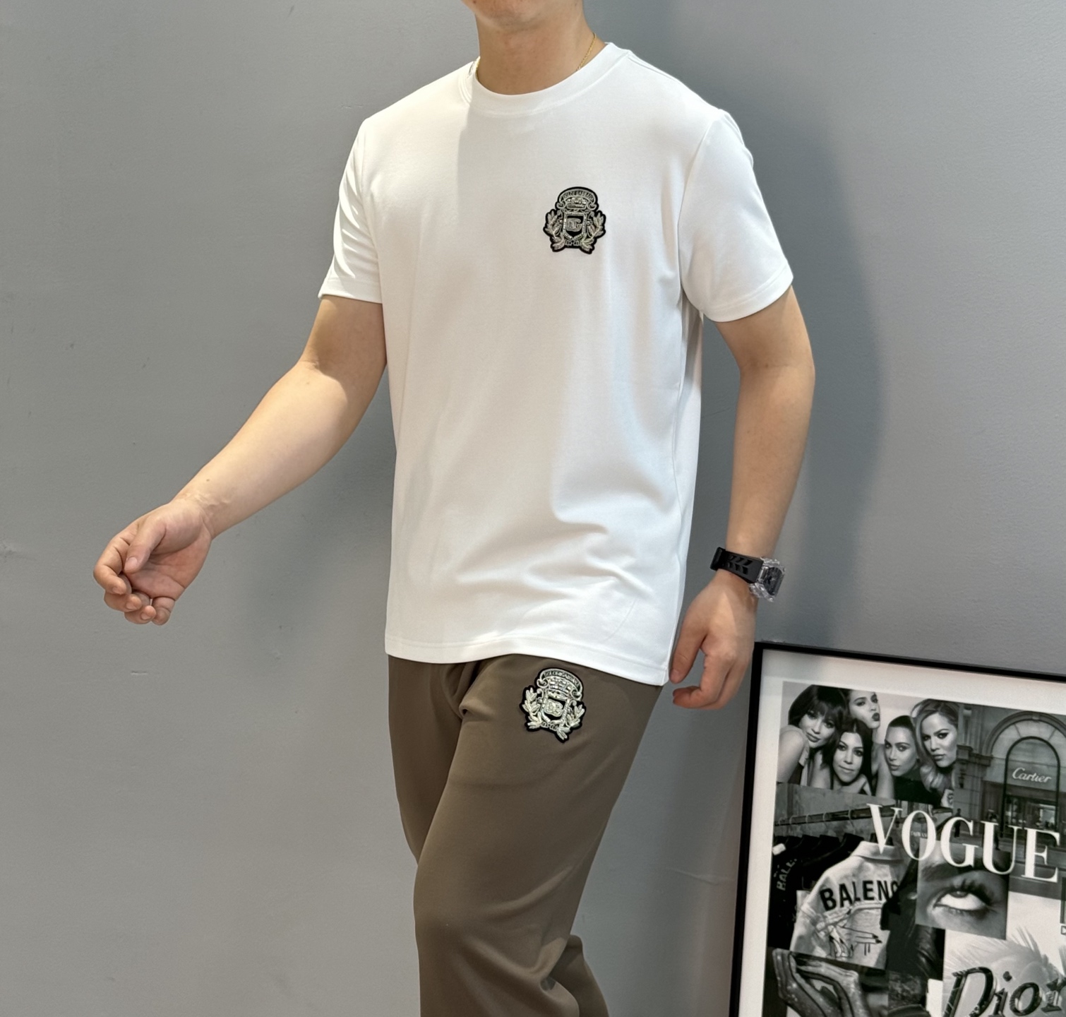 D&G*杜嘉班-纳25s新款莫代尔T恤.优选300g莫代尔棉.婴儿的触碰感觉，入手必定回购！！！面料舒适