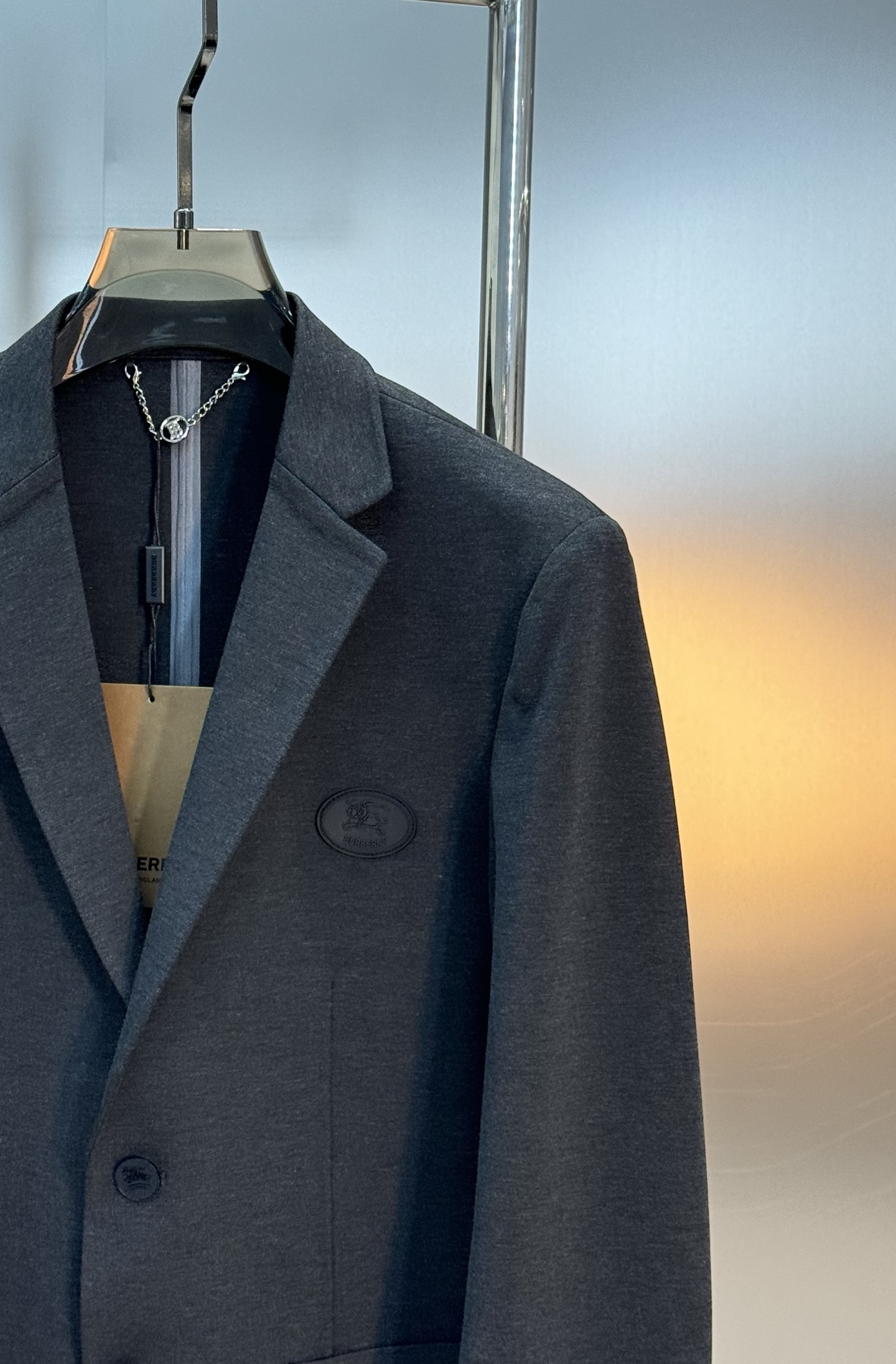 BBR*巴宝莉25s新款西服外套👨🏻外贸公司订单！胸口B家经典战马标识.低调奢华！订制进口原版锦棉罗马面