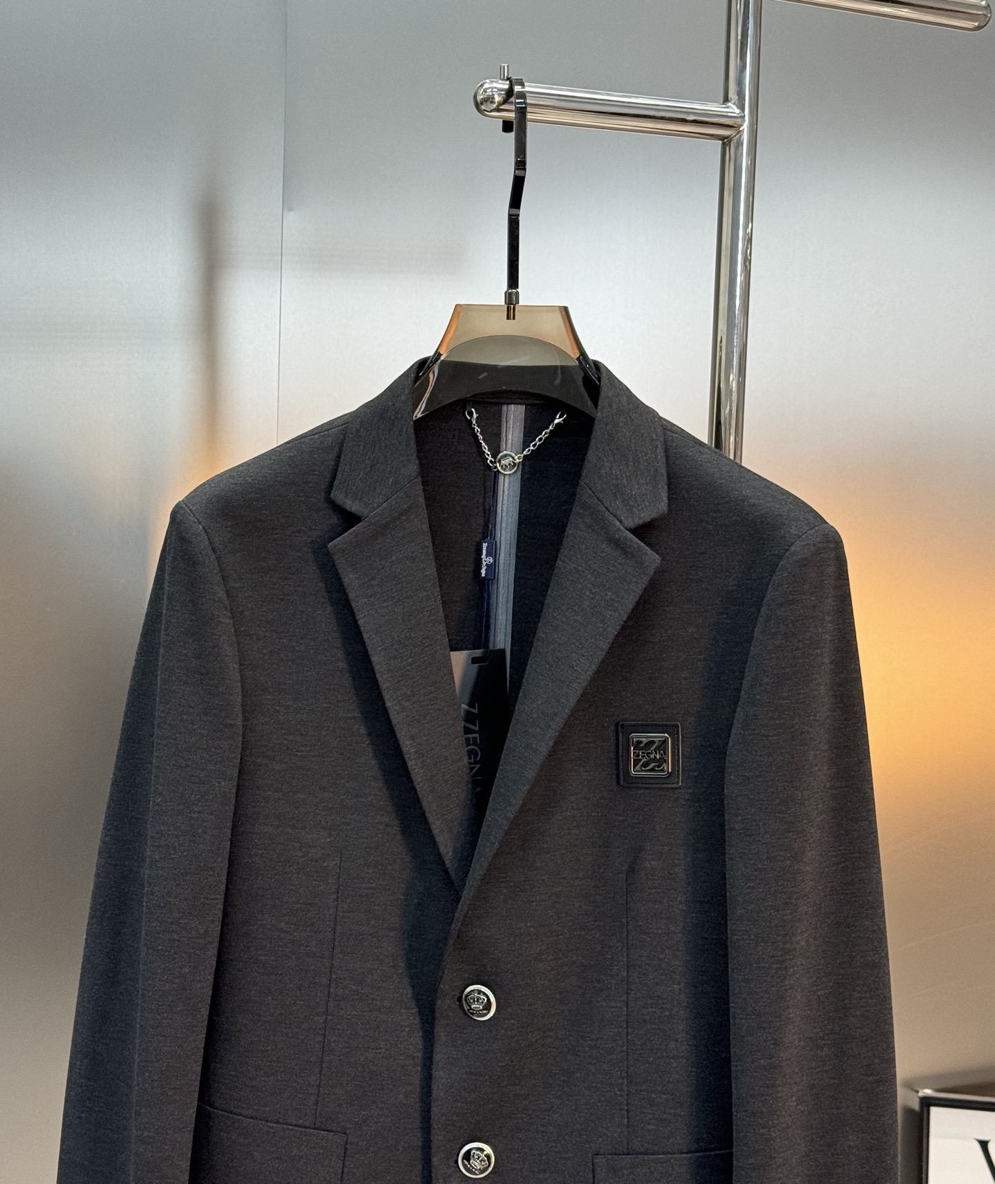 Zegna*杰尼亚*25s新款西服外套👨🏻外贸公司订单！基础款推荐！简单高级.精致品牌原版订制皮牌.进口