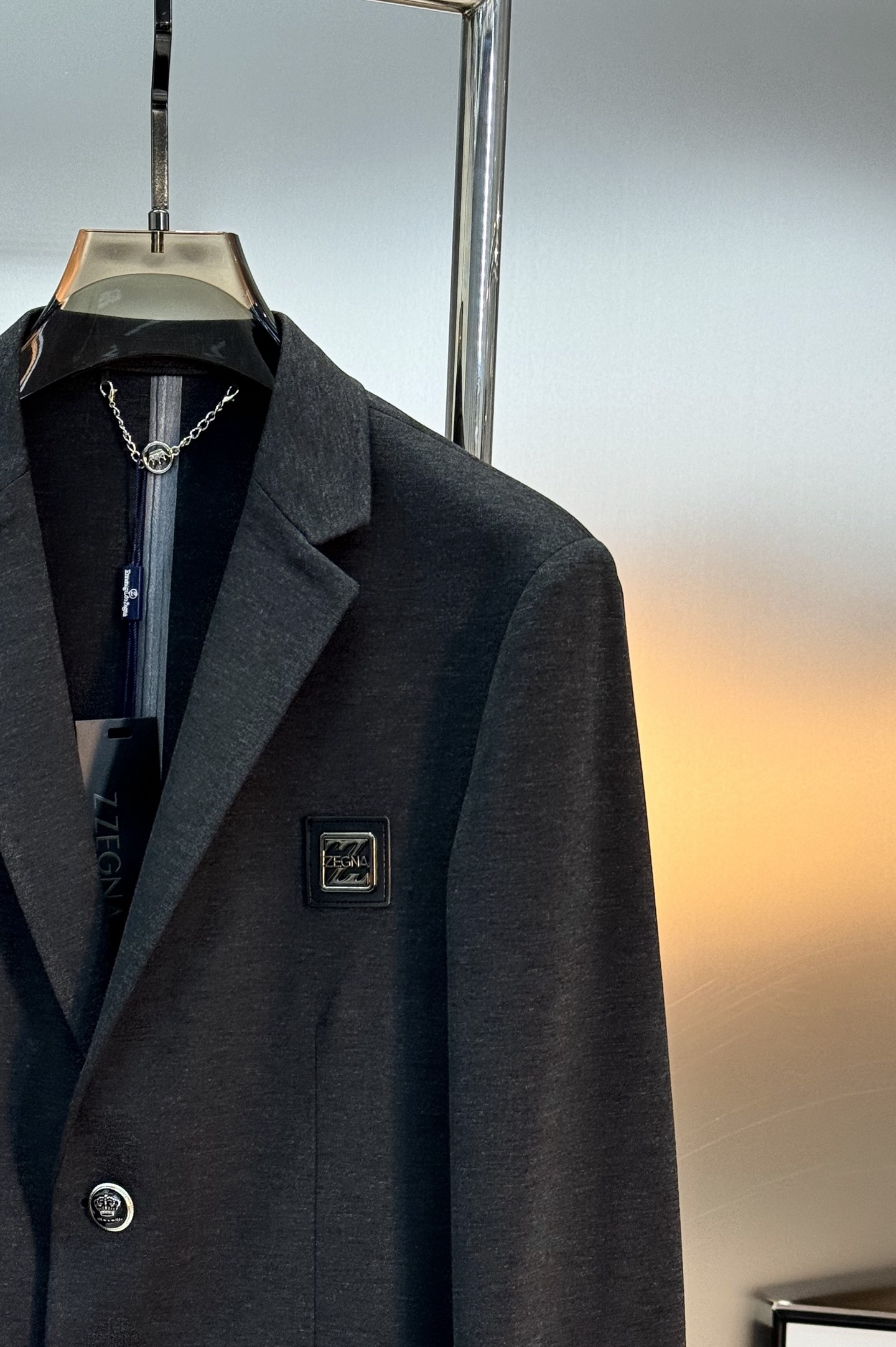 Zegna*杰尼亚*25s新款西服外套👨🏻外贸公司订单！基础款推荐！简单高级.精致品牌原版订制皮牌.进口