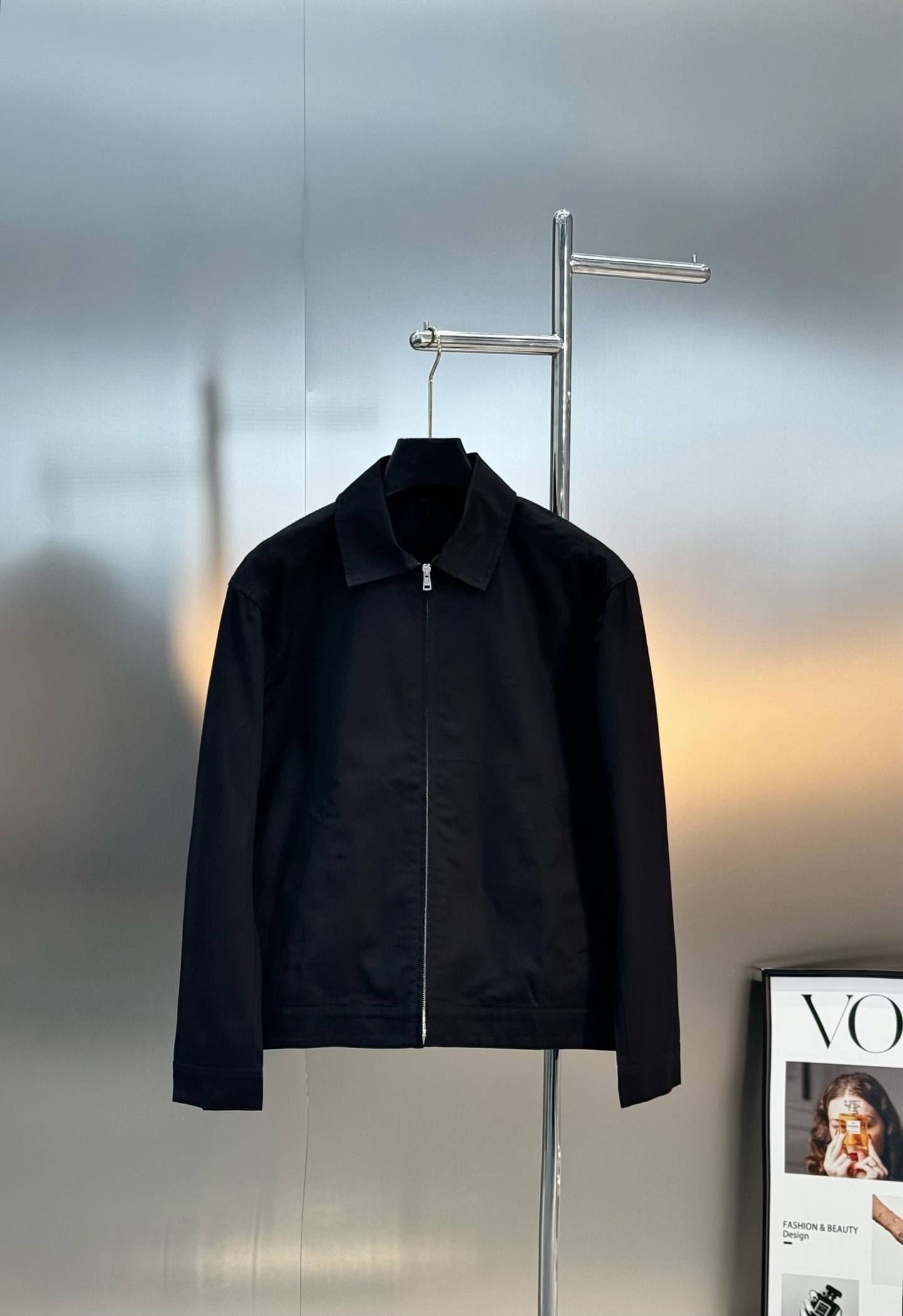 Gucci古奇25FW当季新品棉质锦纶混纺外套！ 翻领设计新品推荐！缀饰通体迷人色彩GG切丝 有里衬 门