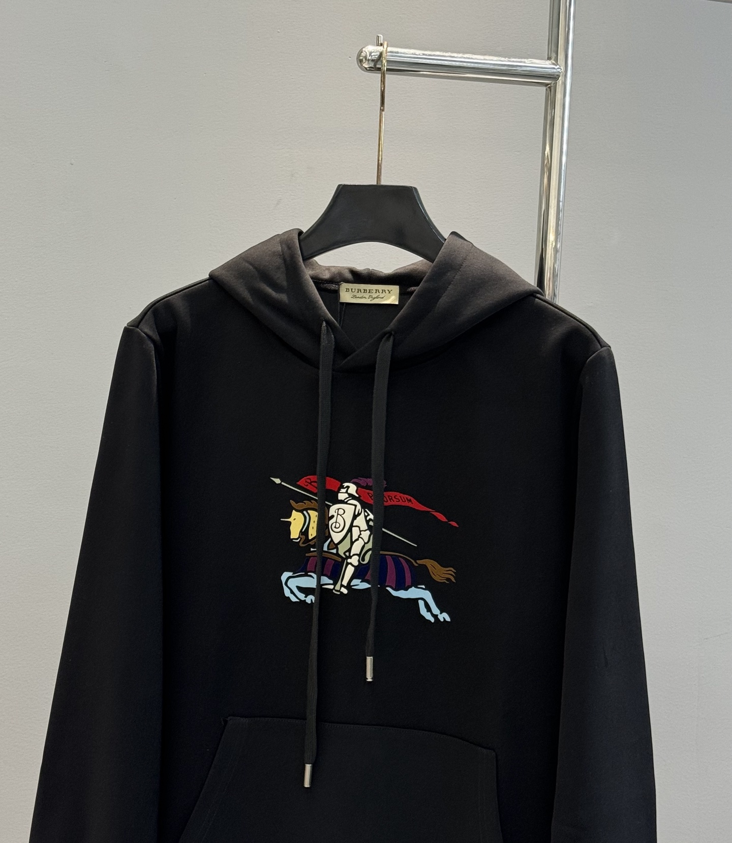 BBR*25S秋冬原单爆款连帽卫衣🔥男女同款！精致3D王牌战马印花工艺撞色设计.简单又高级！一款最基础的