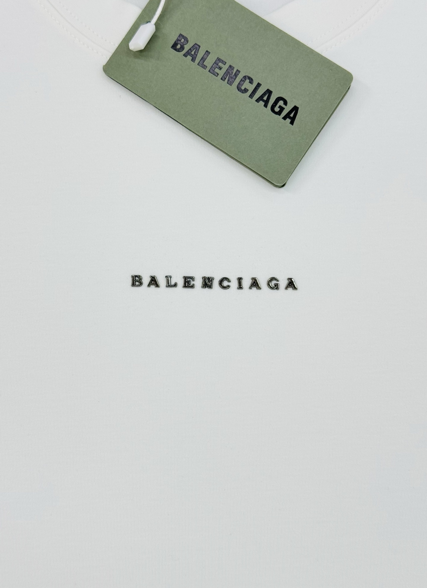 Balenciaga巴黎世家25s新款莫代尔T恤.基础款推荐！干净利落.经典字母图形设计，高温烫画高周波