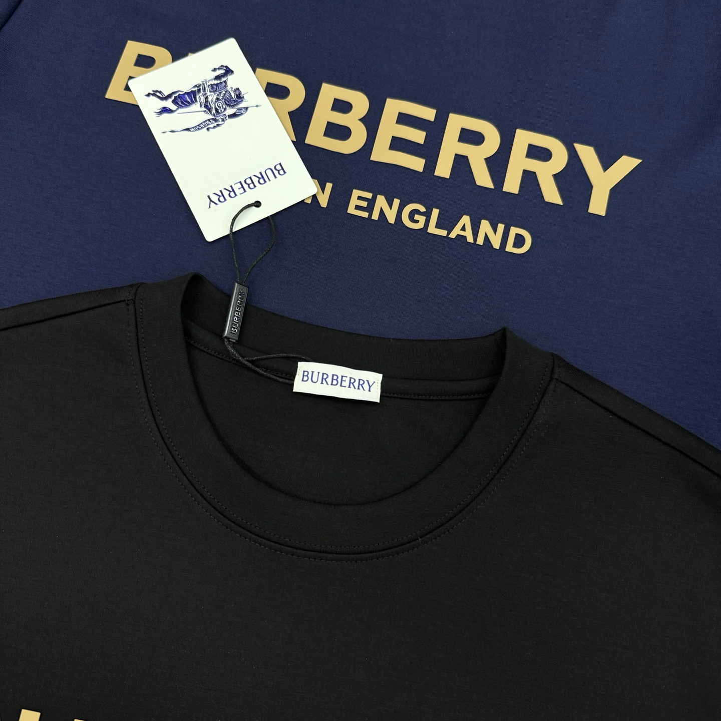 BBR*巴宝莉25s新款字母T恤.焕新升级百搭基础款，贸易公司出品！！甄选优质有机300g莫代尔棉面料，