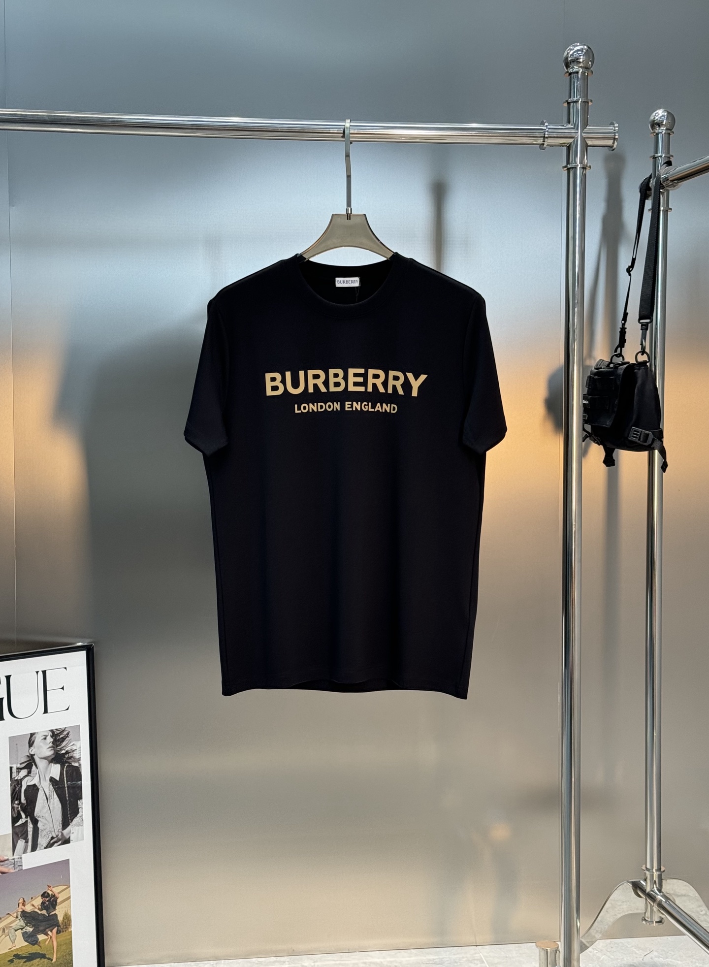 BBR*巴宝莉25s新款字母T恤.焕新升级百搭基础款，贸易公司出品！！甄选优质有机300g莫代尔棉面料，