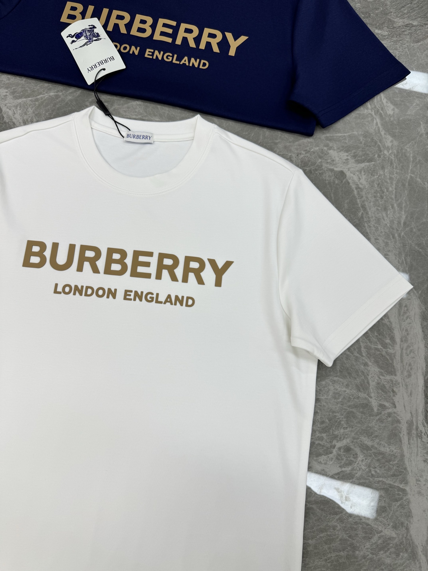 BBR*巴宝莉25s新款字母T恤.焕新升级百搭基础款，贸易公司出品！！甄选优质有机300g莫代尔棉面料，