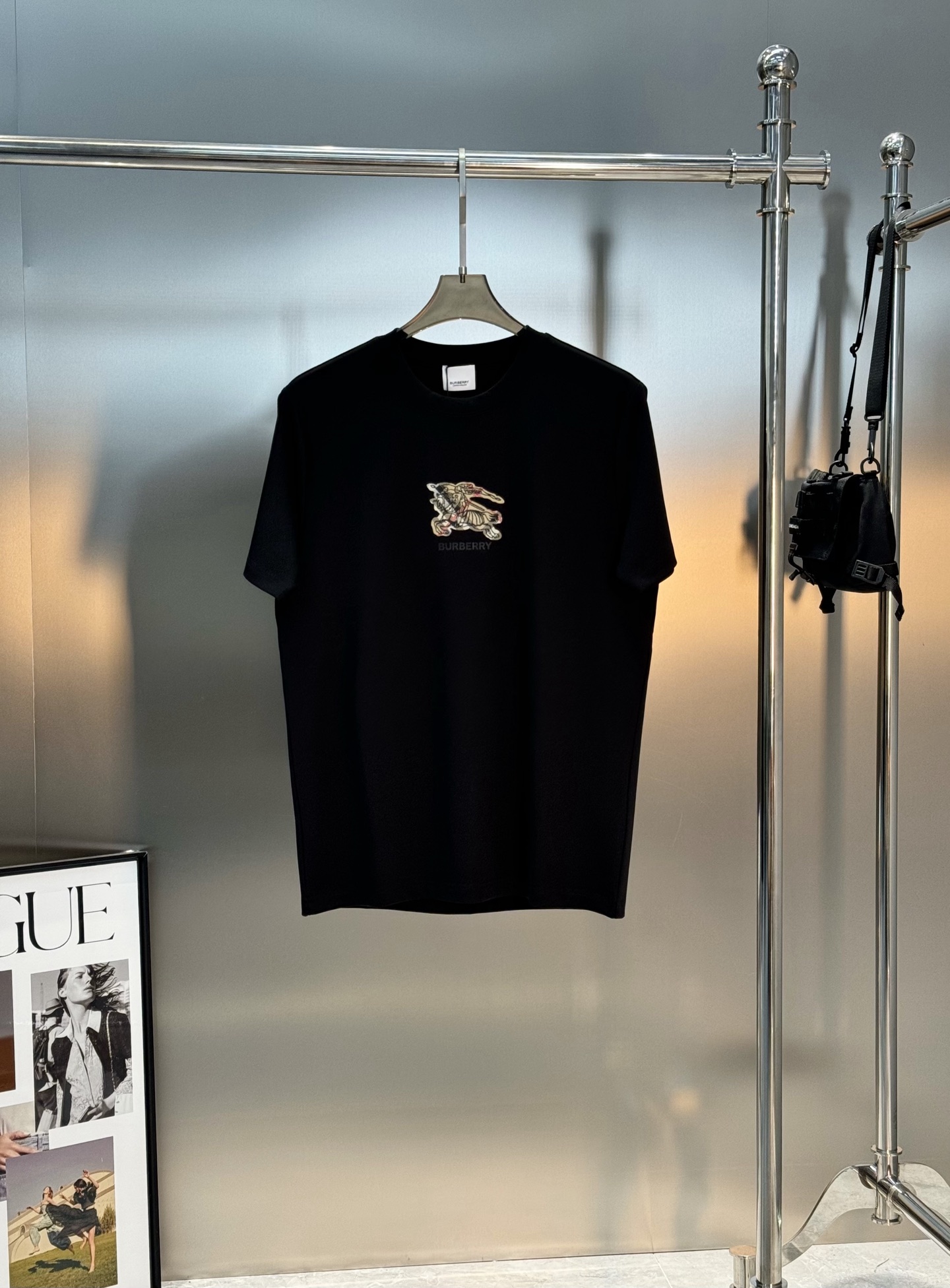 BBR*巴宝莉25s新款战马T恤.焕新升级百搭基础款，贸易公司出品！！甄选优质有机300g莫代尔棉面料，