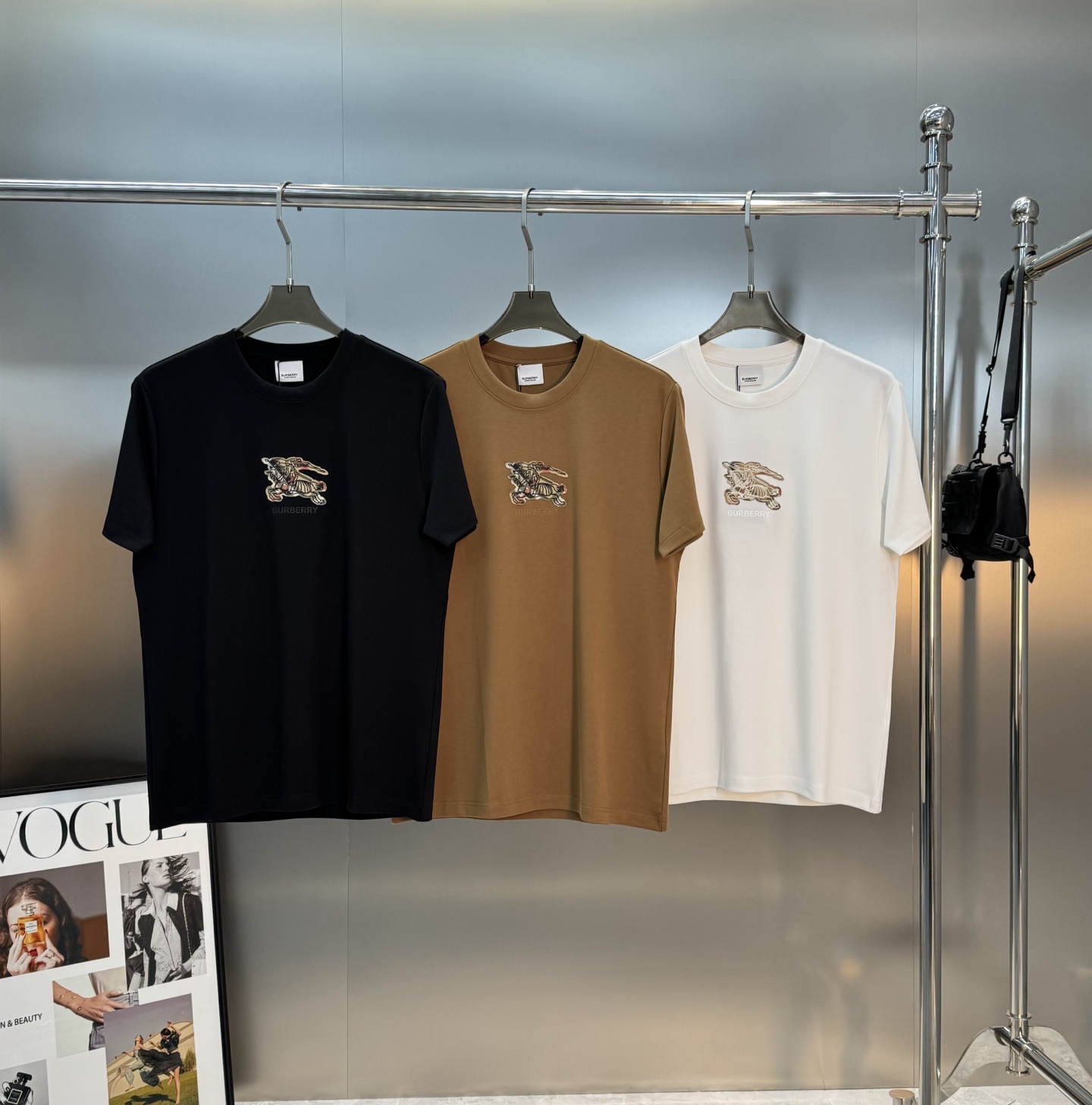 BBR*巴宝莉25s新款战马T恤.焕新升级百搭基础款，贸易公司出品！！甄选优质有机300g莫代尔棉面料，