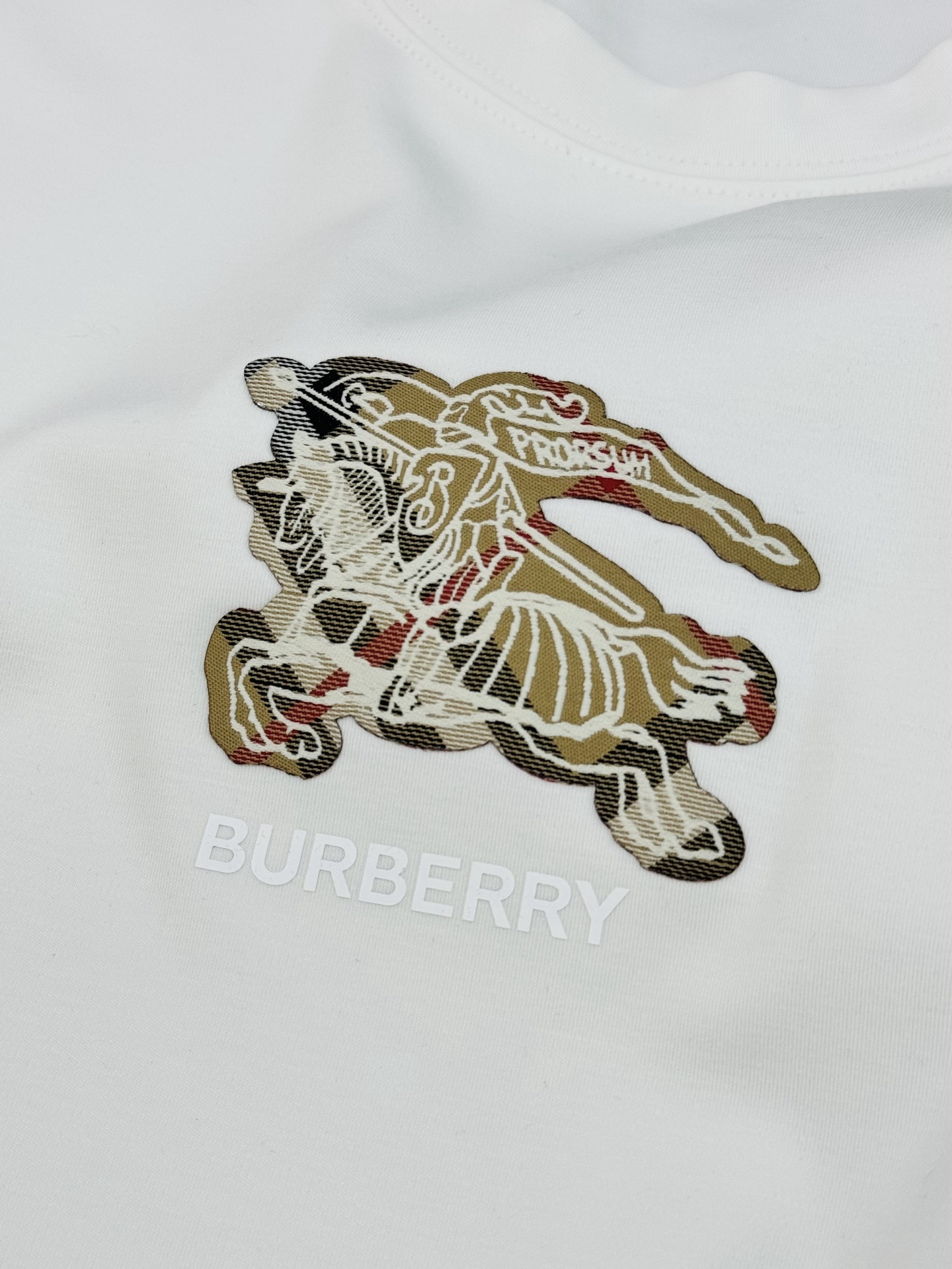 BBR*巴宝莉25s新款战马T恤.焕新升级百搭基础款，贸易公司出品！！甄选优质有机300g莫代尔棉面料，