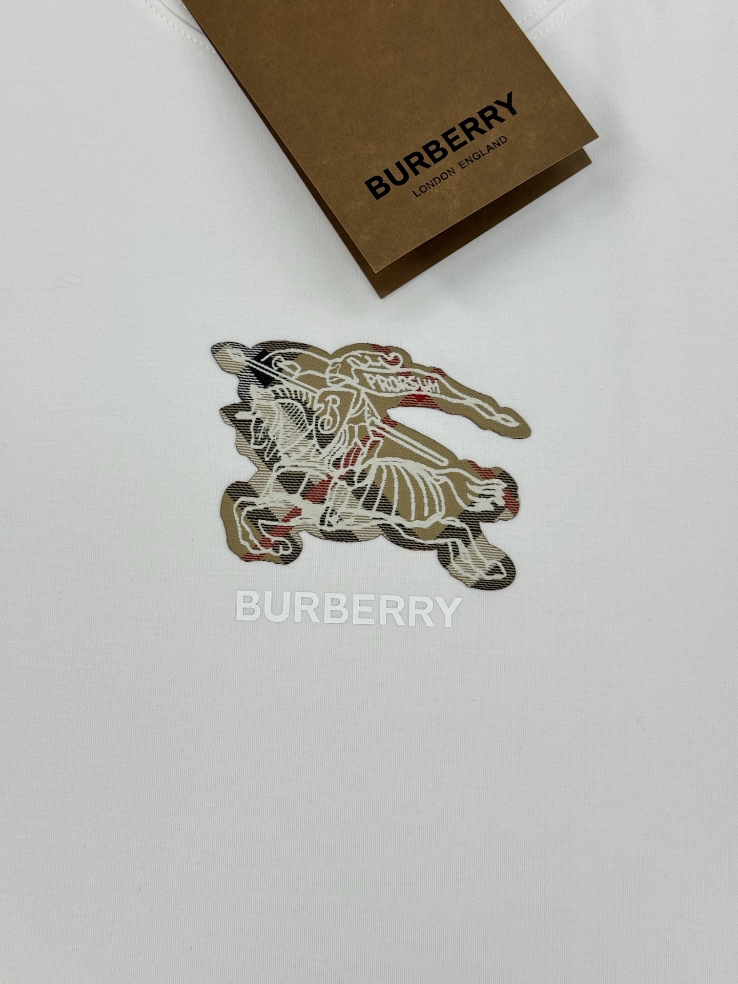 BBR*巴宝莉25s新款战马T恤.焕新升级百搭基础款，贸易公司出品！！甄选优质有机300g莫代尔棉面料，