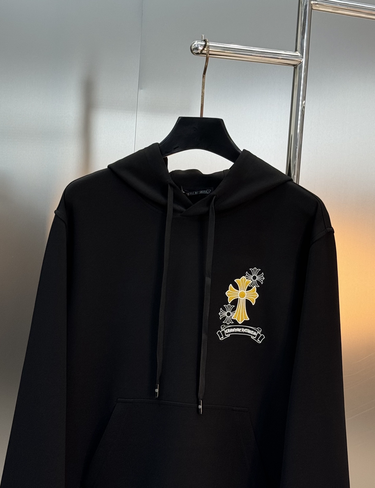 Chrome Hearts克罗心25s新款连帽卫.男女同款.可搭配套装.宽松版型运动休闲随意搭配.采用2