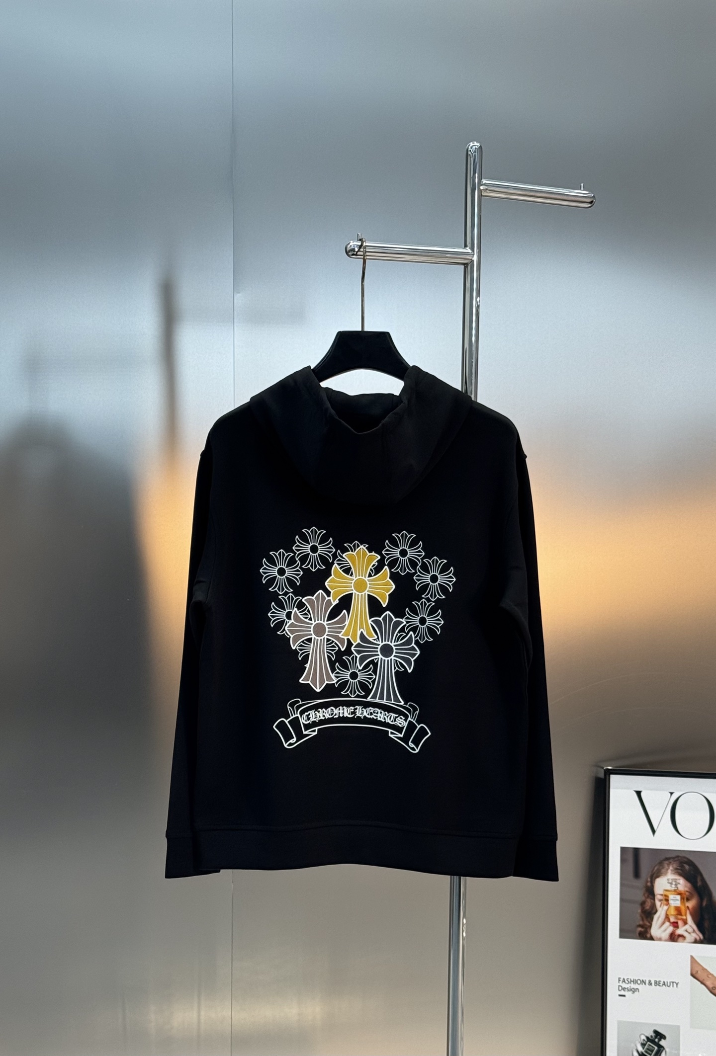 Chrome Hearts克罗心25s新款连帽卫.男女同款.可搭配套装.宽松版型运动休闲随意搭配.采用2