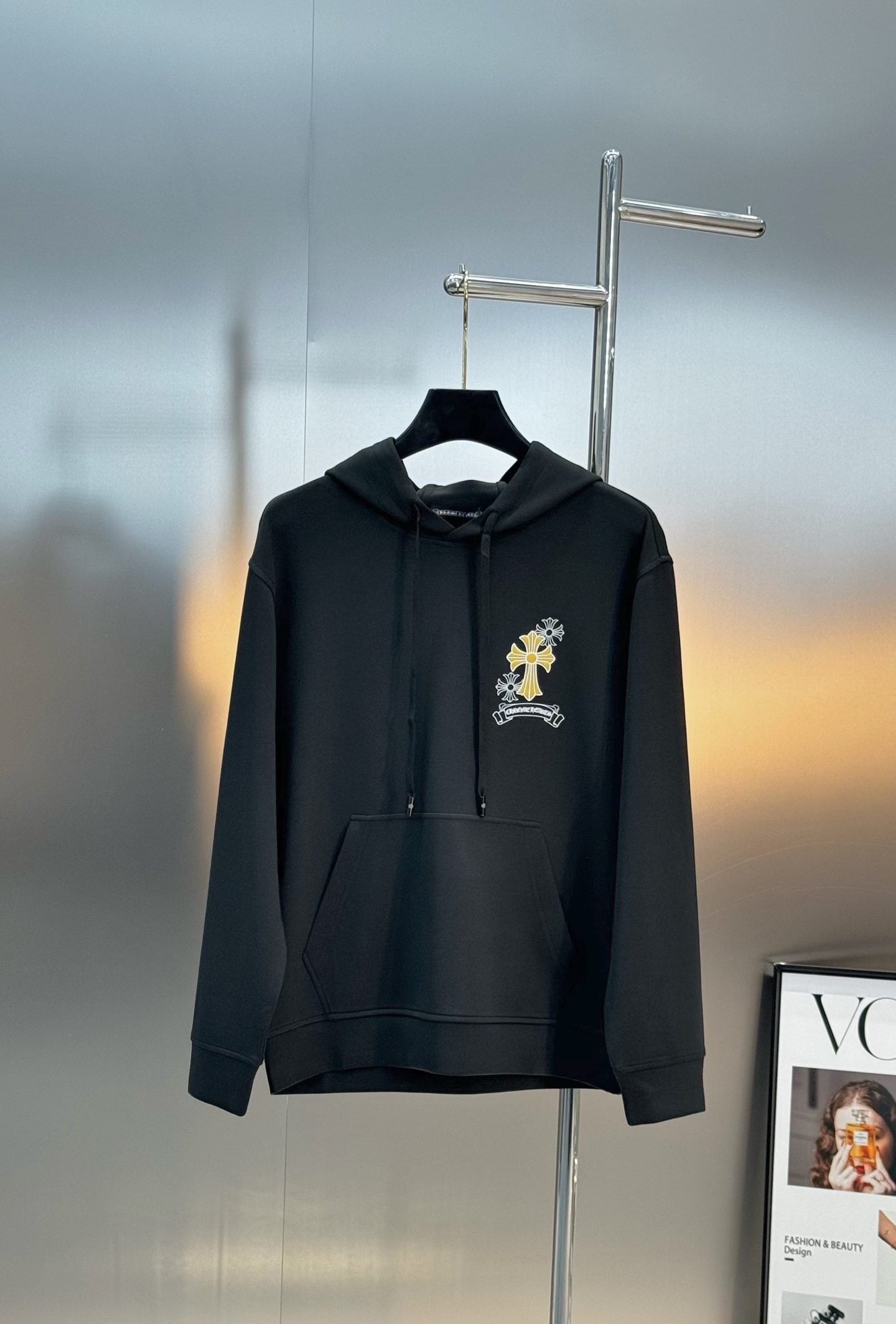 Chrome Hearts克罗心25s新款连帽卫.男女同款.可搭配套装.宽松版型运动休闲随意搭配.采用2