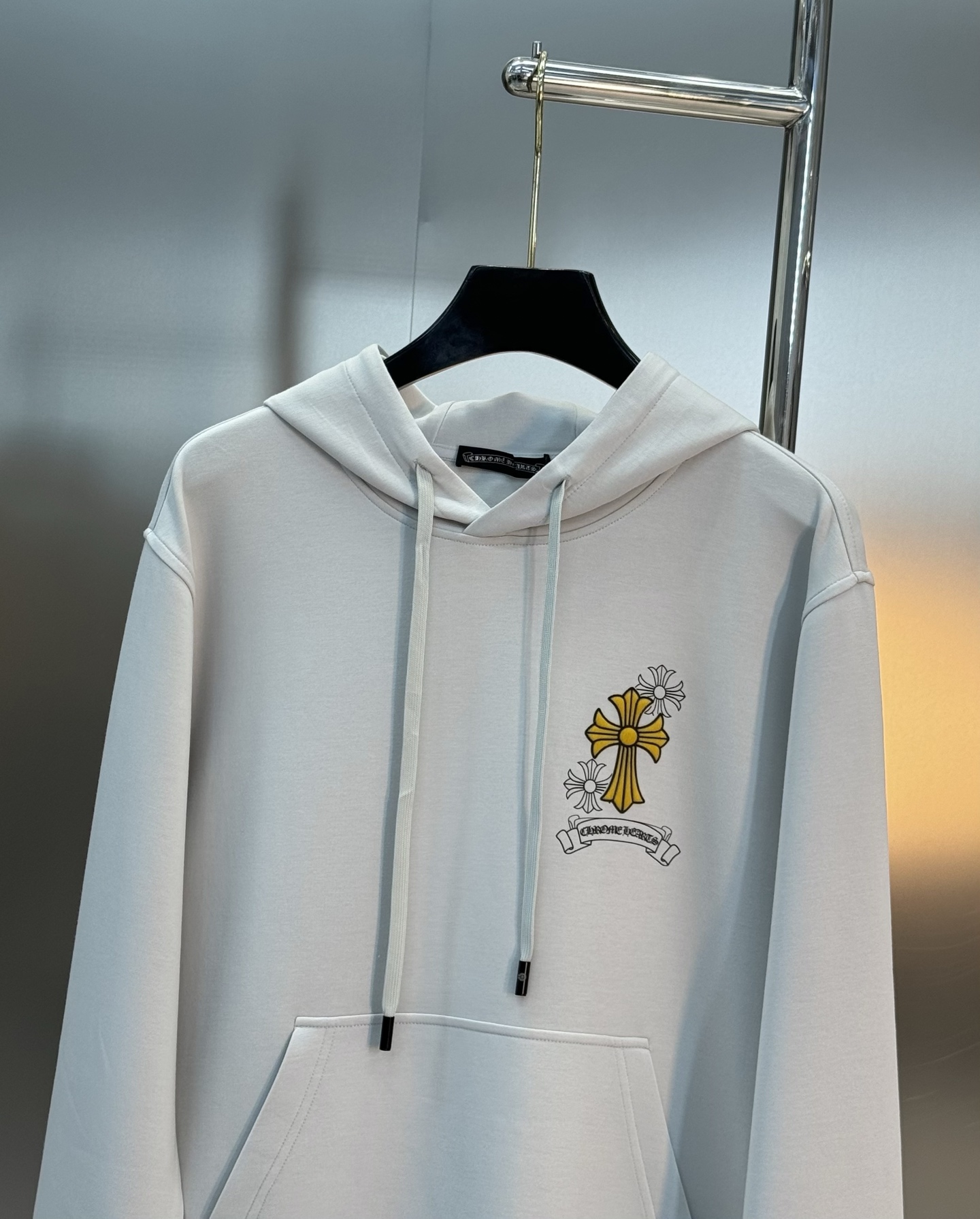 Chrome Hearts克罗心25s新款连帽卫.男女同款.可搭配套装.宽松版型运动休闲随意搭配.采用2