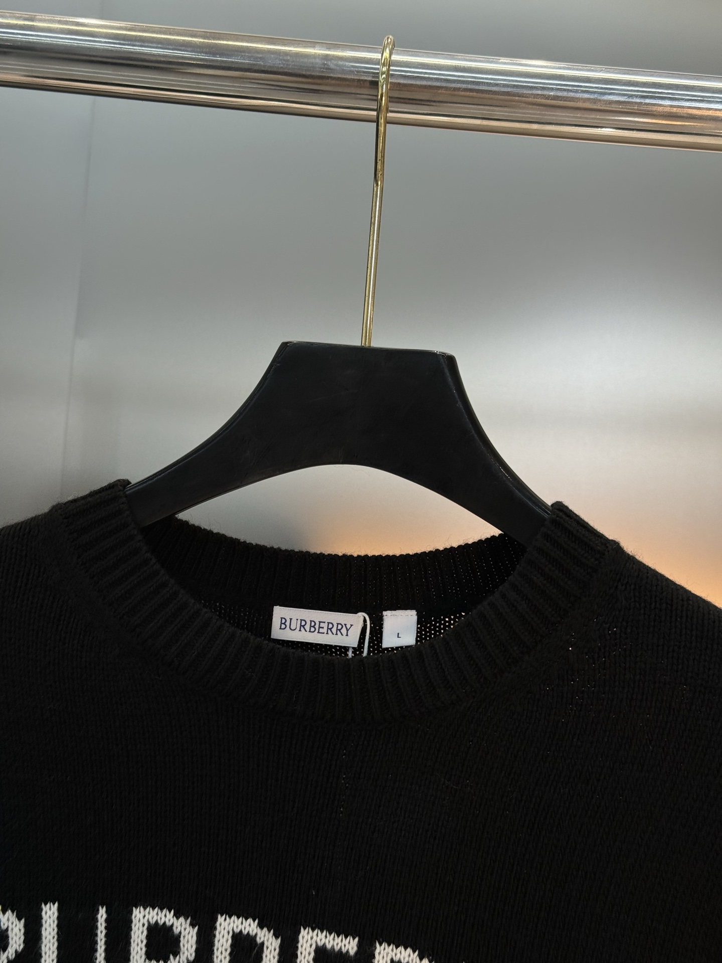 Burberry巴宝莉马术骑士徽标针织衫.原单推荐.男女同款！B BR马术骑士徽标针织衫，厚质羊毛羊绒混