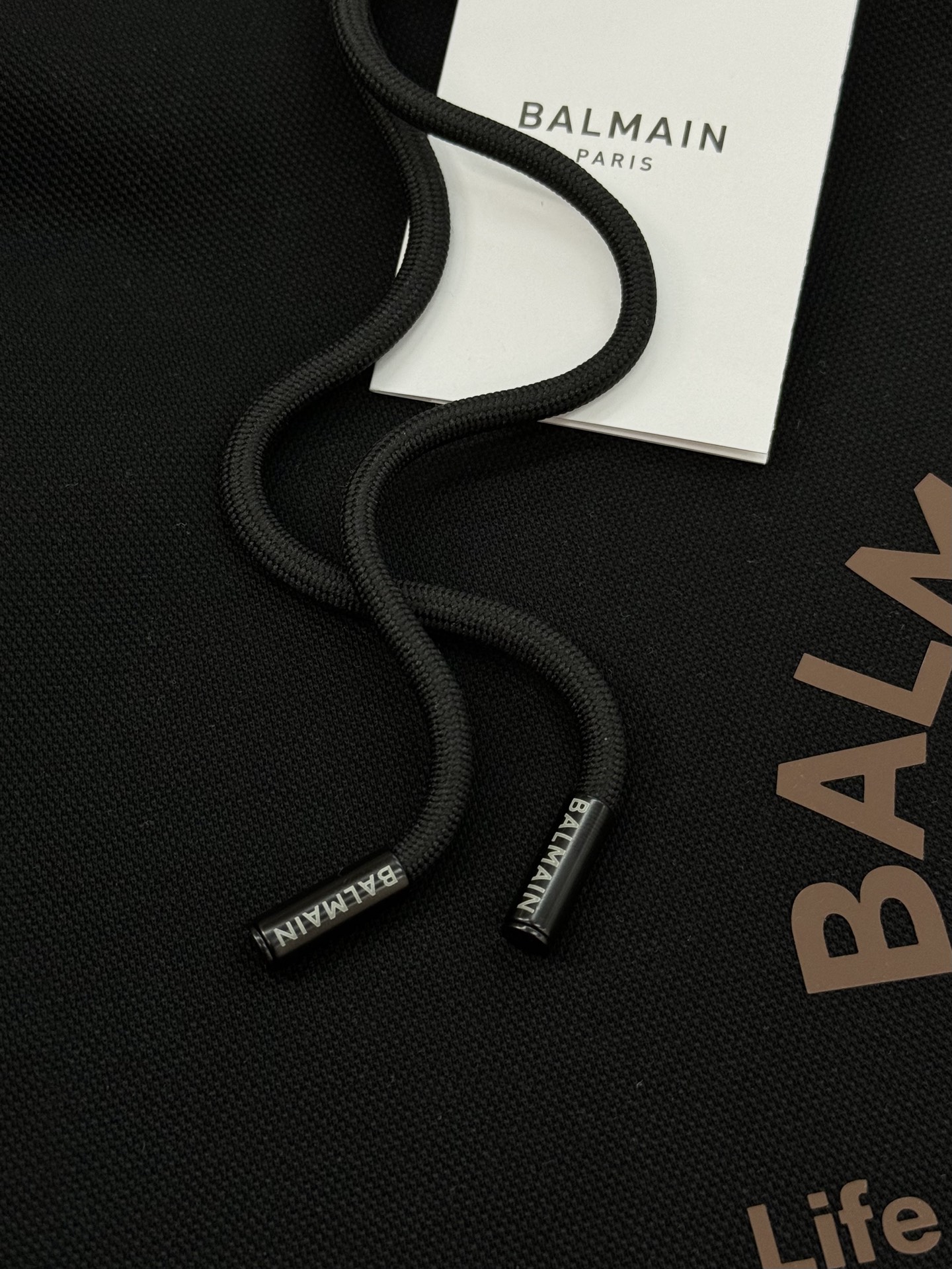 BALAIN CIAGA25s巴黎新款连帽卫衣，棉质面料柔软舒适，胸前“Life is a journe