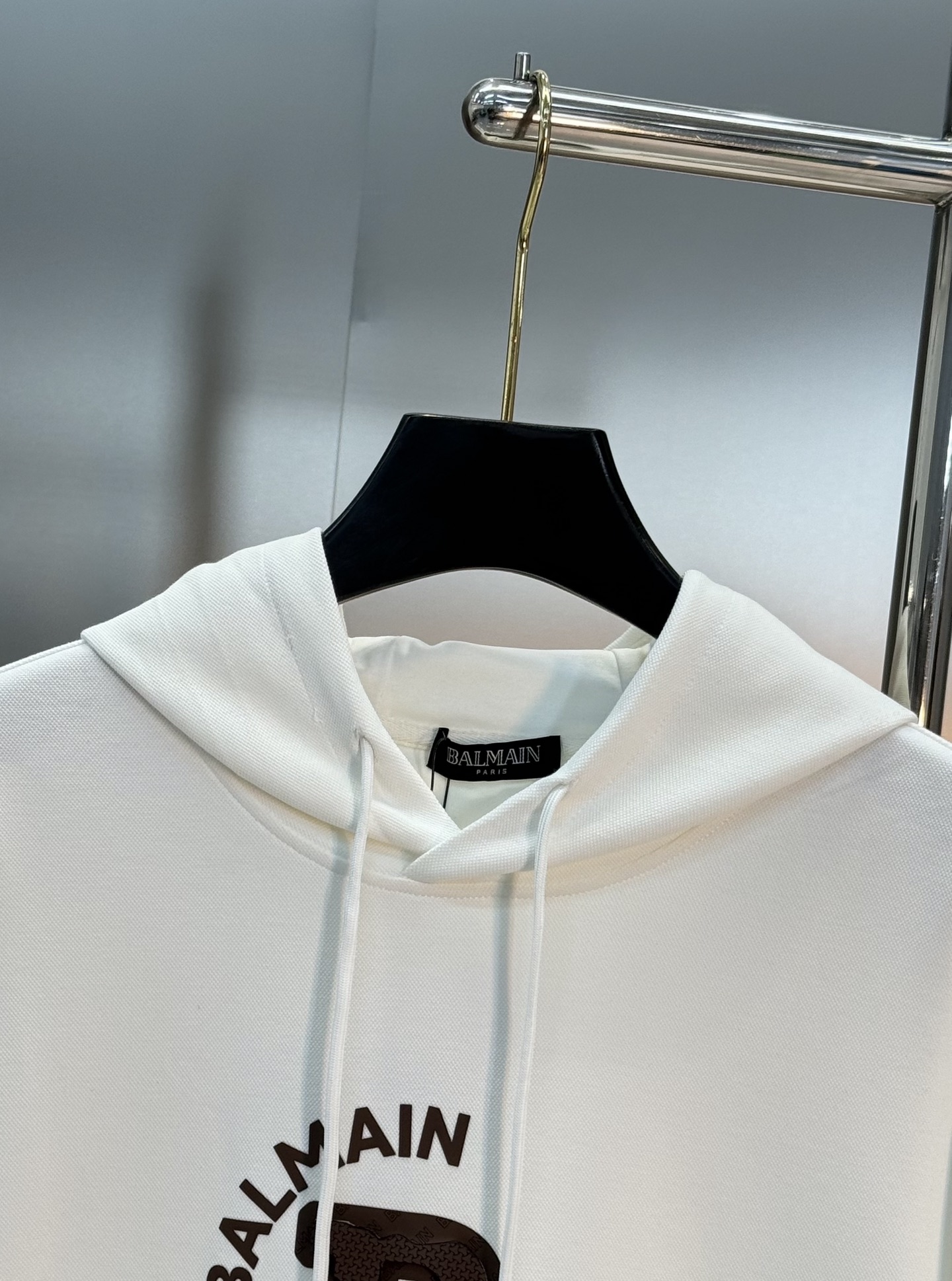 BALAIN CIAGA25s巴黎新款连帽卫衣，棉质面料柔软舒适，胸前“Life is a journe