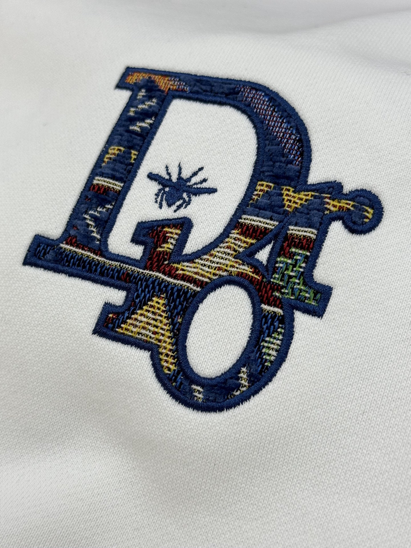 Dior Embroidered Letter Sweatshirt, Soft and Warm Cotton Fabric, Round Neck 6 i1760339999029 7239 0 4