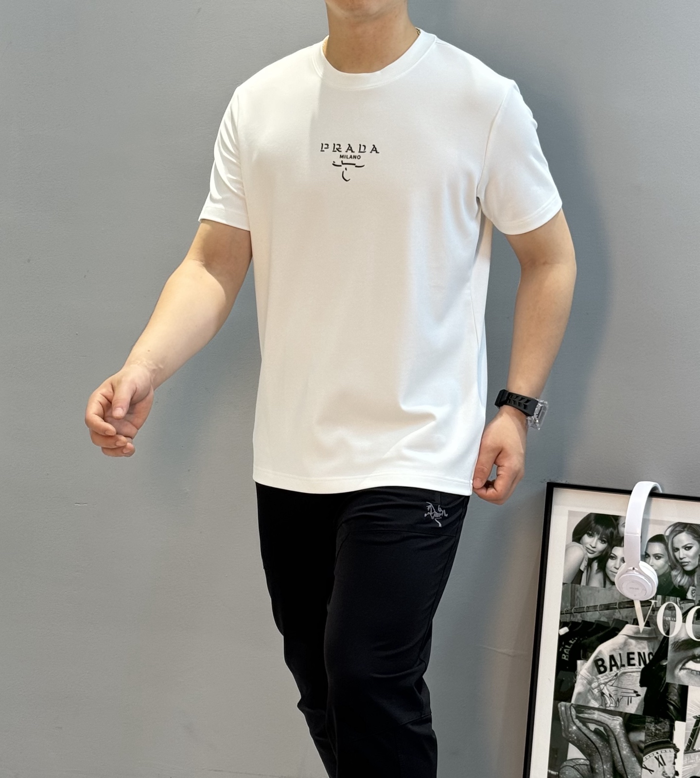 Prada Men's Logo Print T-Shirt - Soft Modal Cotton, Multiple Colors 2 i1760345137380 1695 0 0