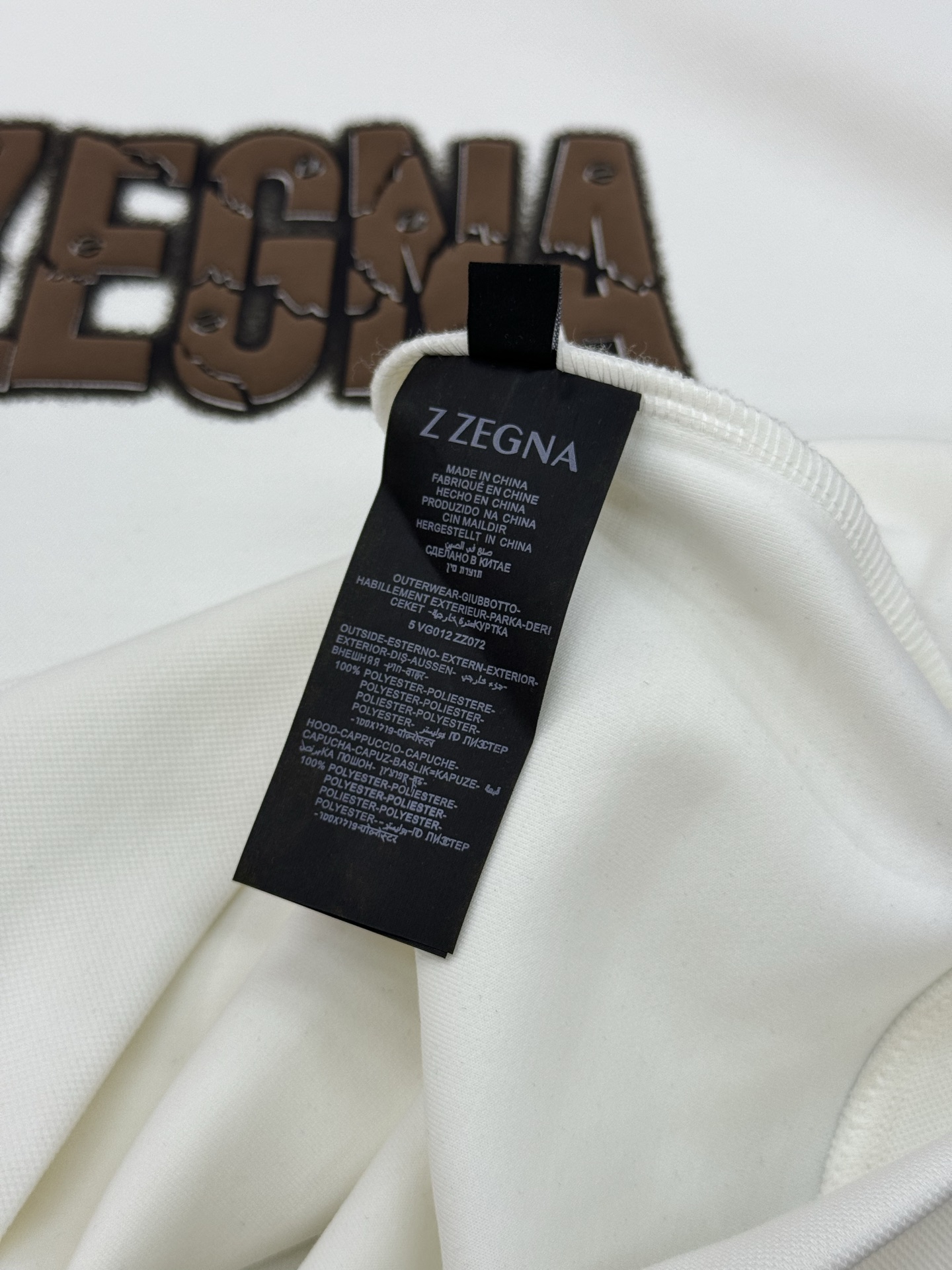 Z Zegna杰尼亚25s新款连帽卫衣.胸口品牌的解构风字母发泡🧼立体烫画工艺.甄选天丝面料柔软舒适.采