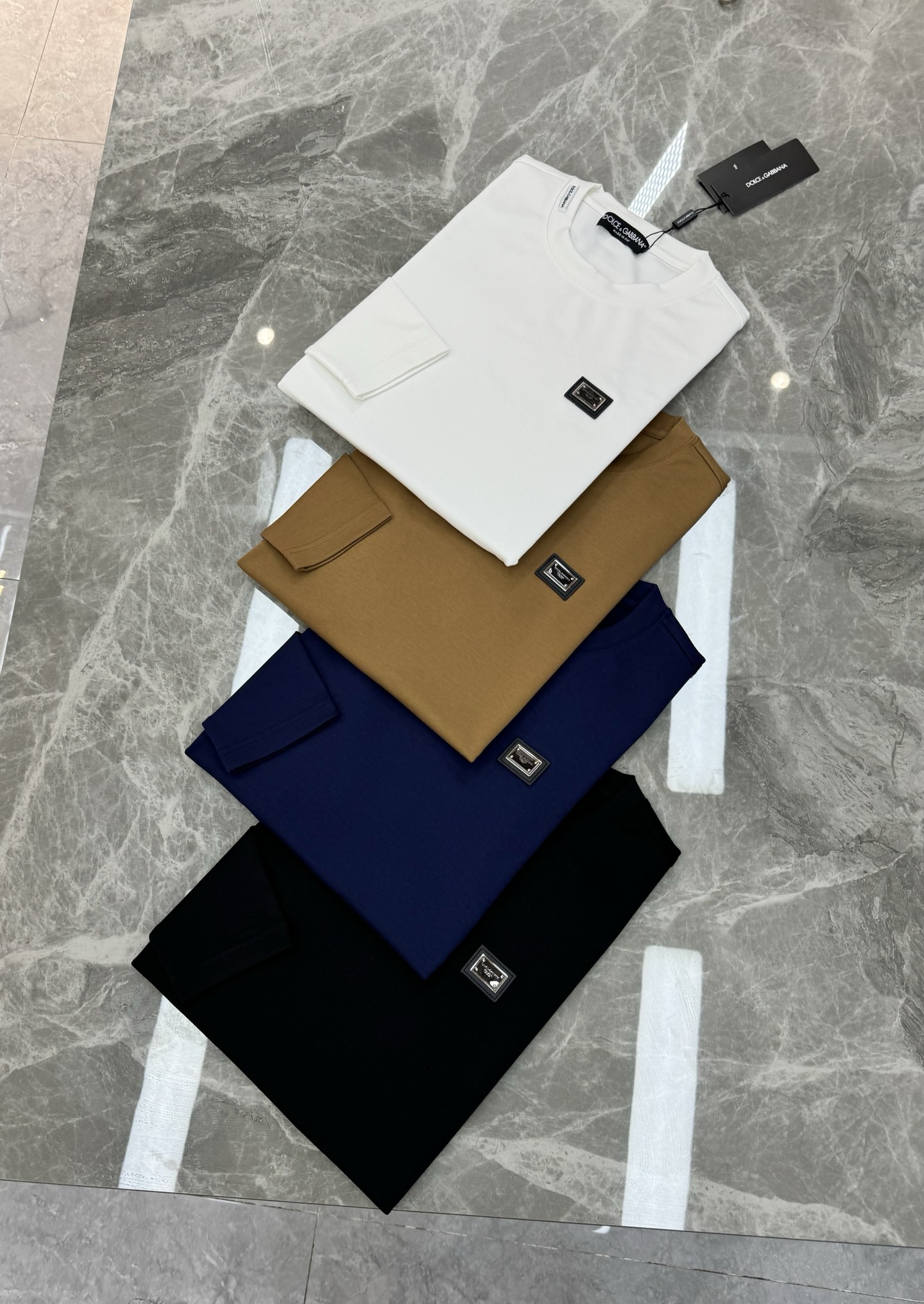 D&G*杜嘉班纳25s男士莫代尔长袖T恤❤️经典推荐！优选300g莫代尔棉.婴儿的触碰感觉，入手必定回购