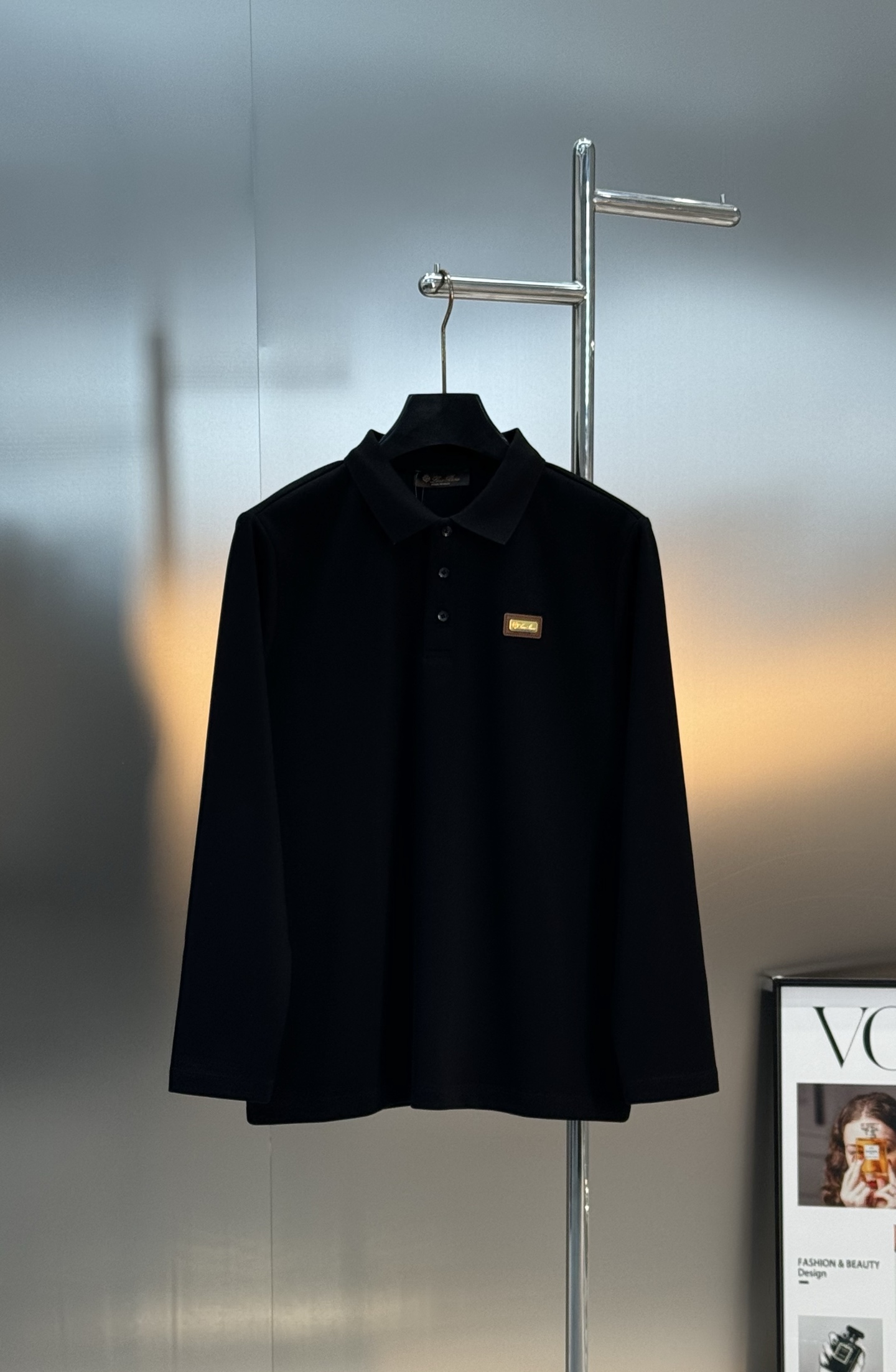 Loro Piana诺悠翩雅 25s秋冬新款男士休闲POLO.采用最新的经典的lP🆕原版五金打造的标识！