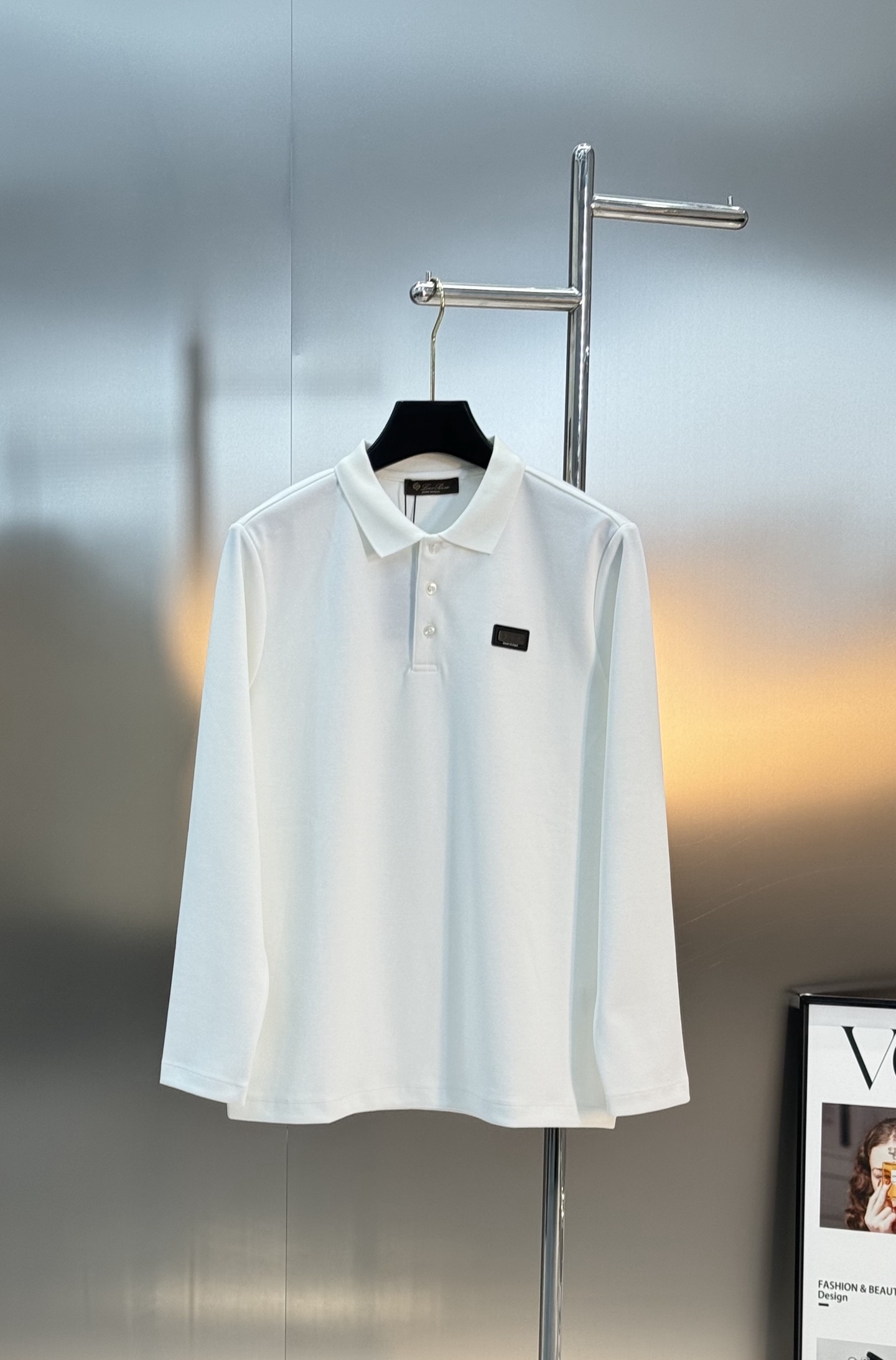 Loro Piana诺悠翩雅 25s秋冬新款男士休闲POLO.采用最新的经典的lP🆕原版五金打造的标识！