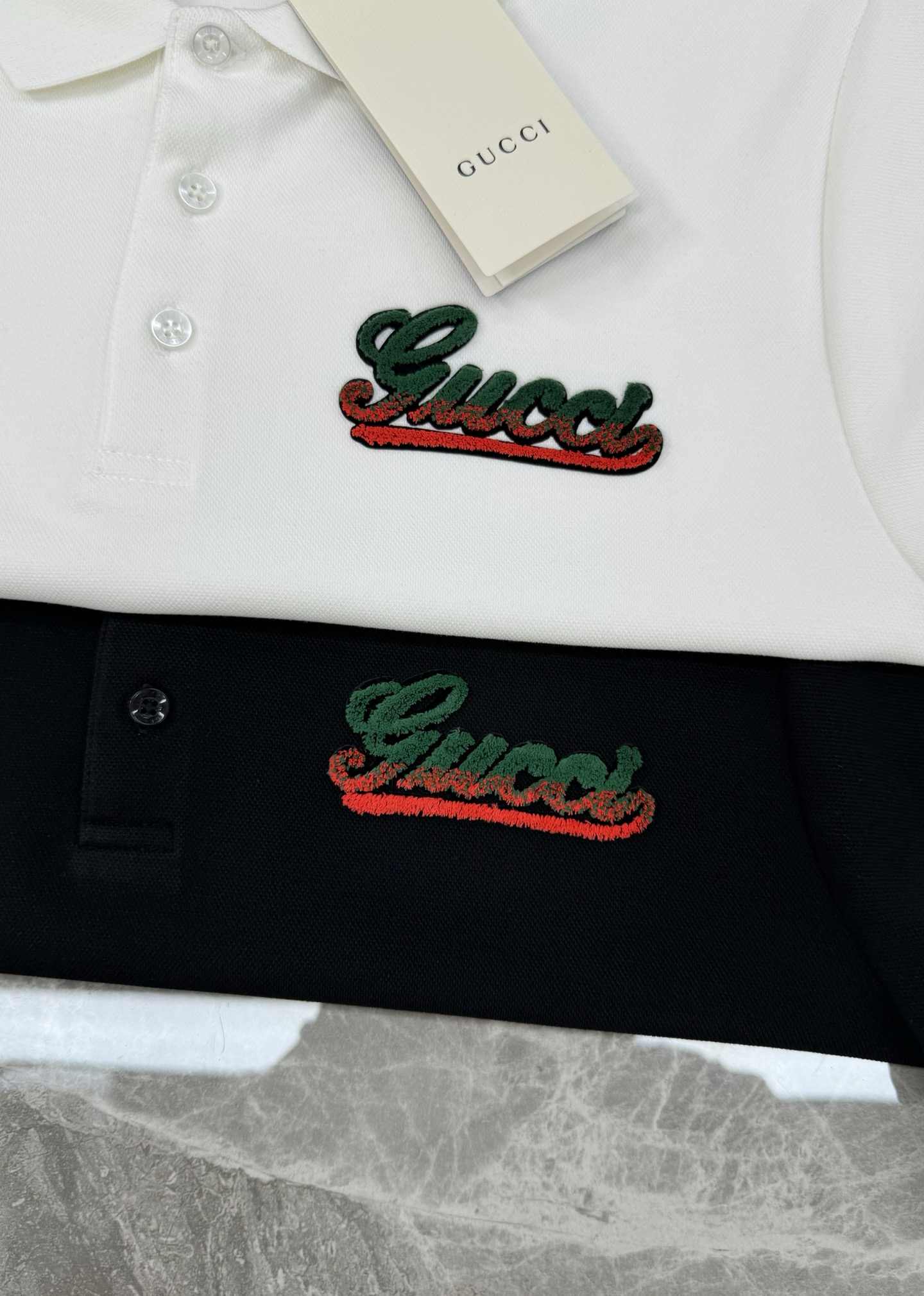 全品相推送～高端Gucci古奇25s新款男士长袖POLO衫.此类型的基础单品是每季必出现的…进口双丝光珠