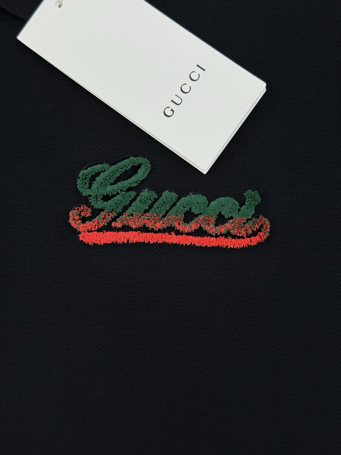 全品相推送～高端Gucci古奇25s新款男士长袖POLO衫.此类型的基础单品是每季必出现的…进口双丝光珠