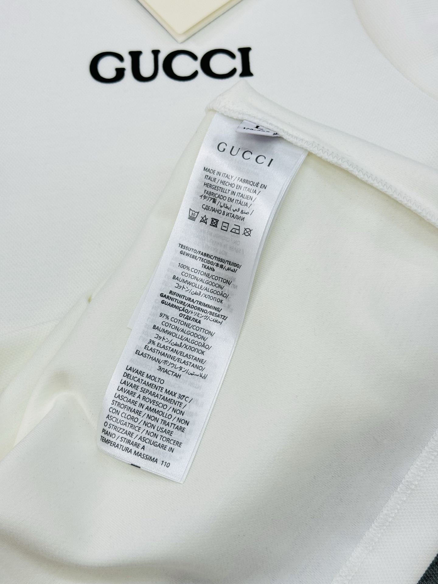 Gucci古奇2025s新款推荐长袖Polo杉.基础款推荐.商务休闲随意搭配.胸前经典字母烫画POLO衫