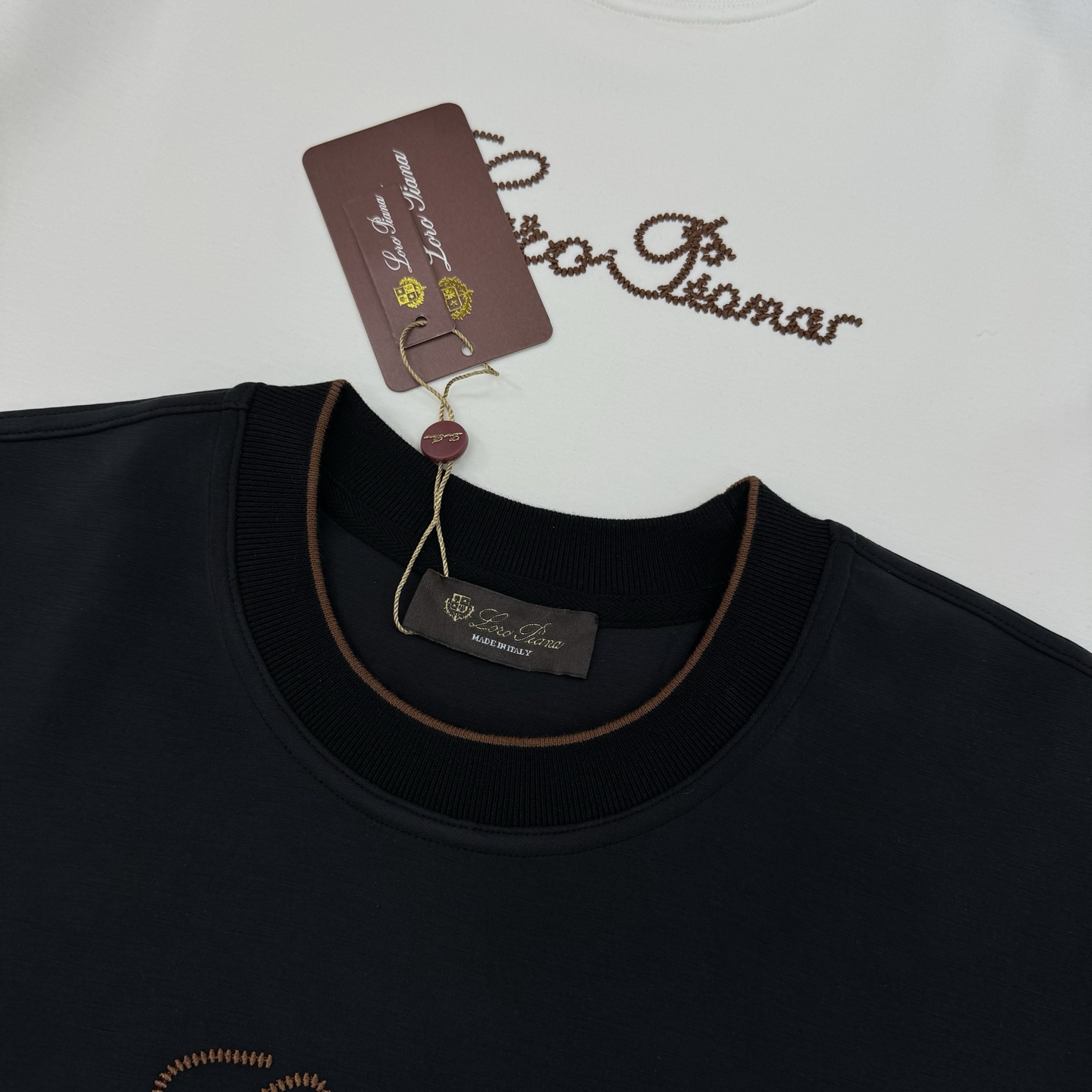 Loro Piana诺悠翩雅25s秋冬T恤.加绒款设计🔥 意大利奢侈品牌Loro Piana出品，采用超