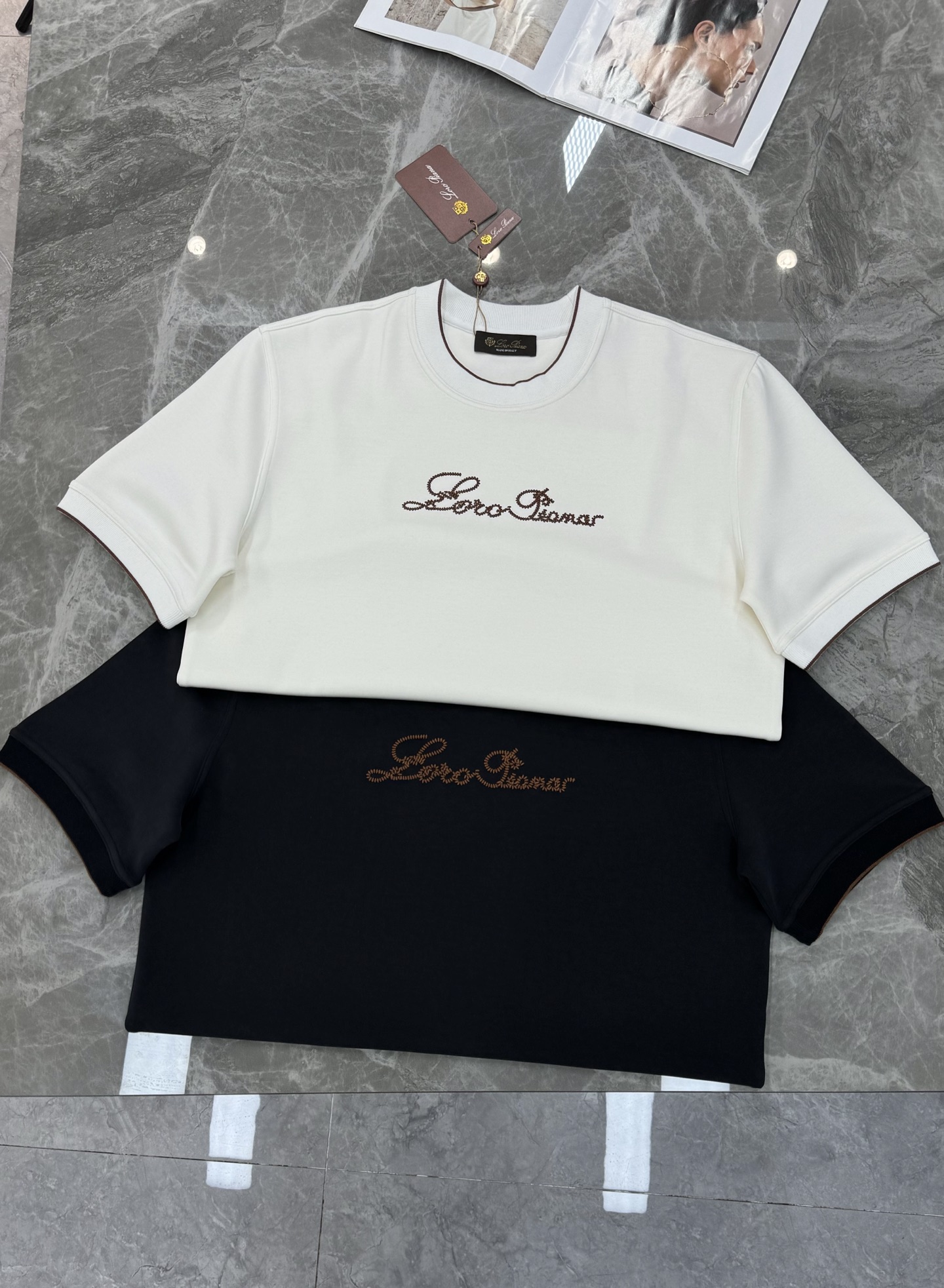 Loro Piana诺悠翩雅25s秋冬T恤.加绒款设计🔥 意大利奢侈品牌Loro Piana出品，采用超