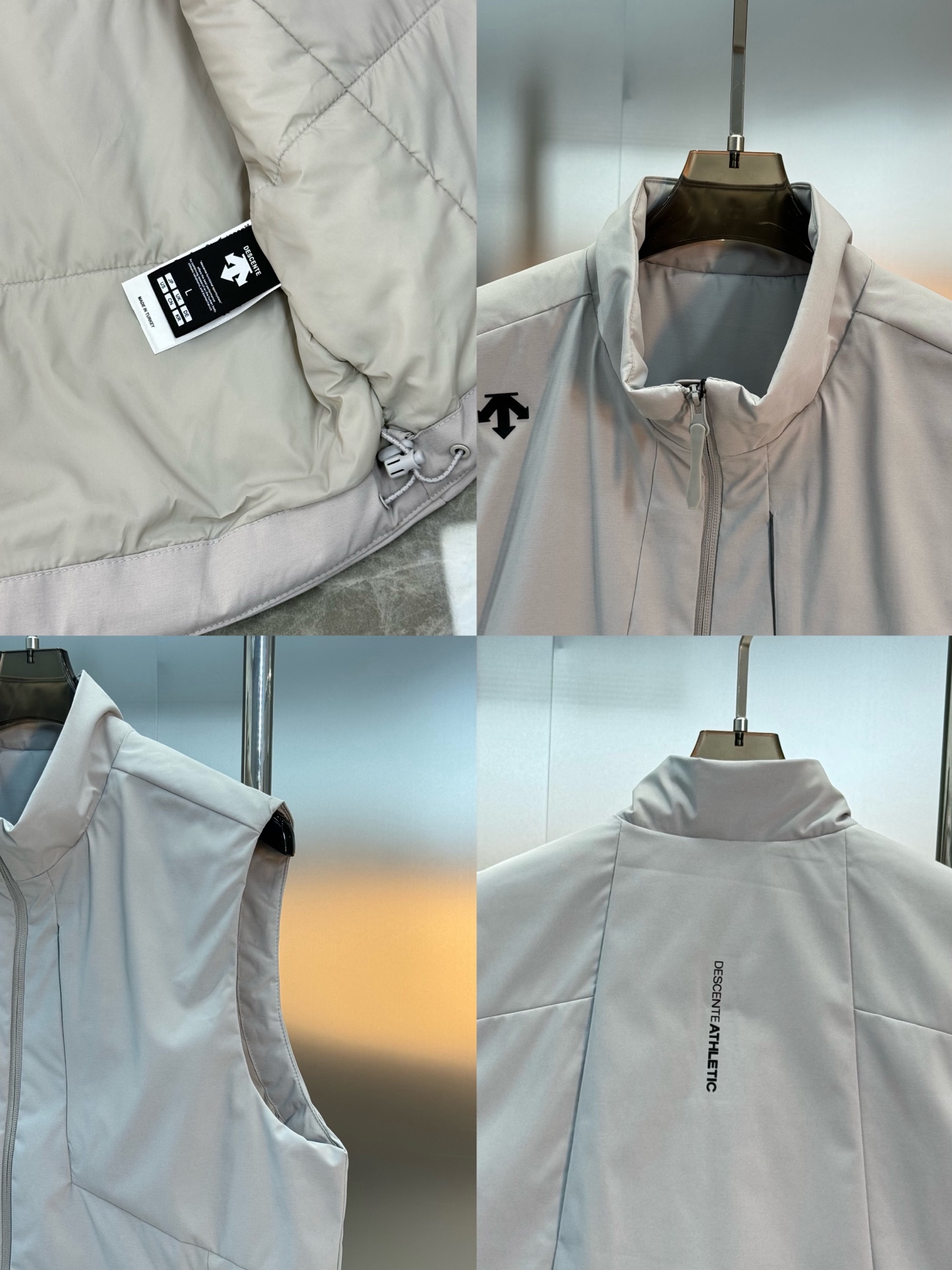 DESCENTE迪桑特*男士高尔夫马甲，25s新品推荐！采用科技梭织面料，轻便透气又速干，运动穿着超舒适