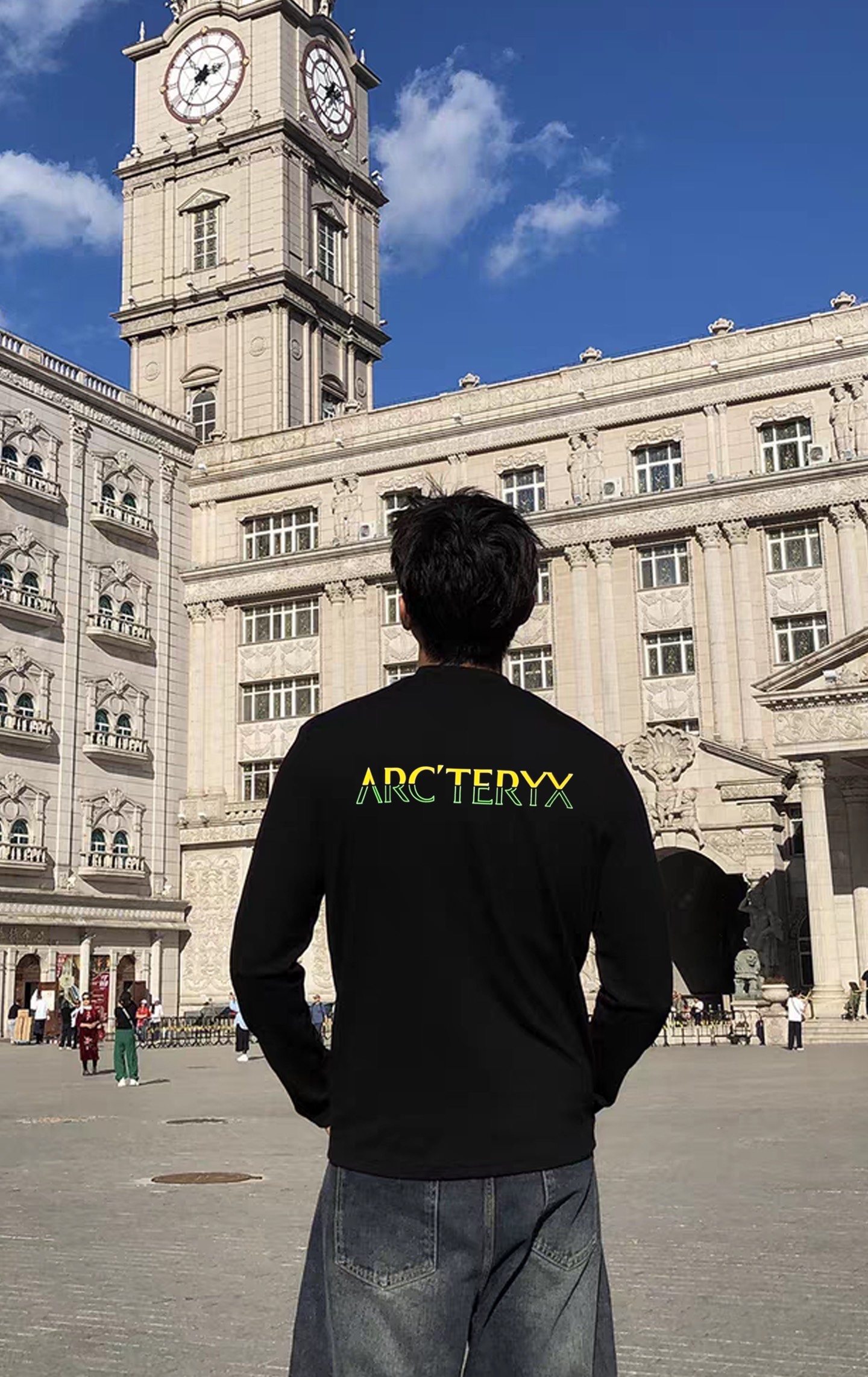 ARC'TERY*始祖-鸟25s新款莫代尔长袖T恤.优选300g莫代尔棉质面料，柔软舒适.裁剪工艺到位没