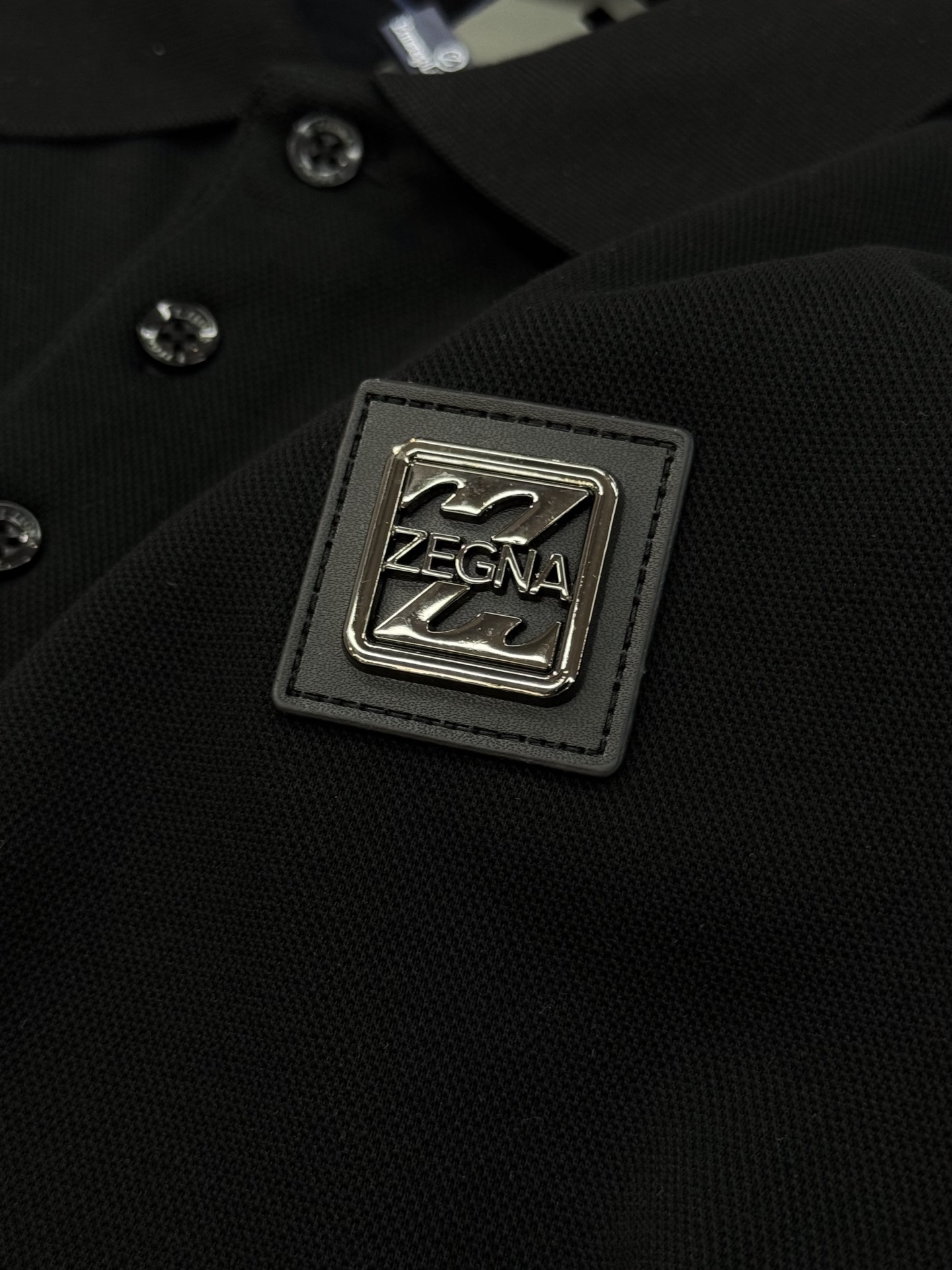 Z Zeng杰尼亚2025ss新款男士长袖Polo衫！简约时尚大气不失优雅，单穿内搭体面过人，品质控/细