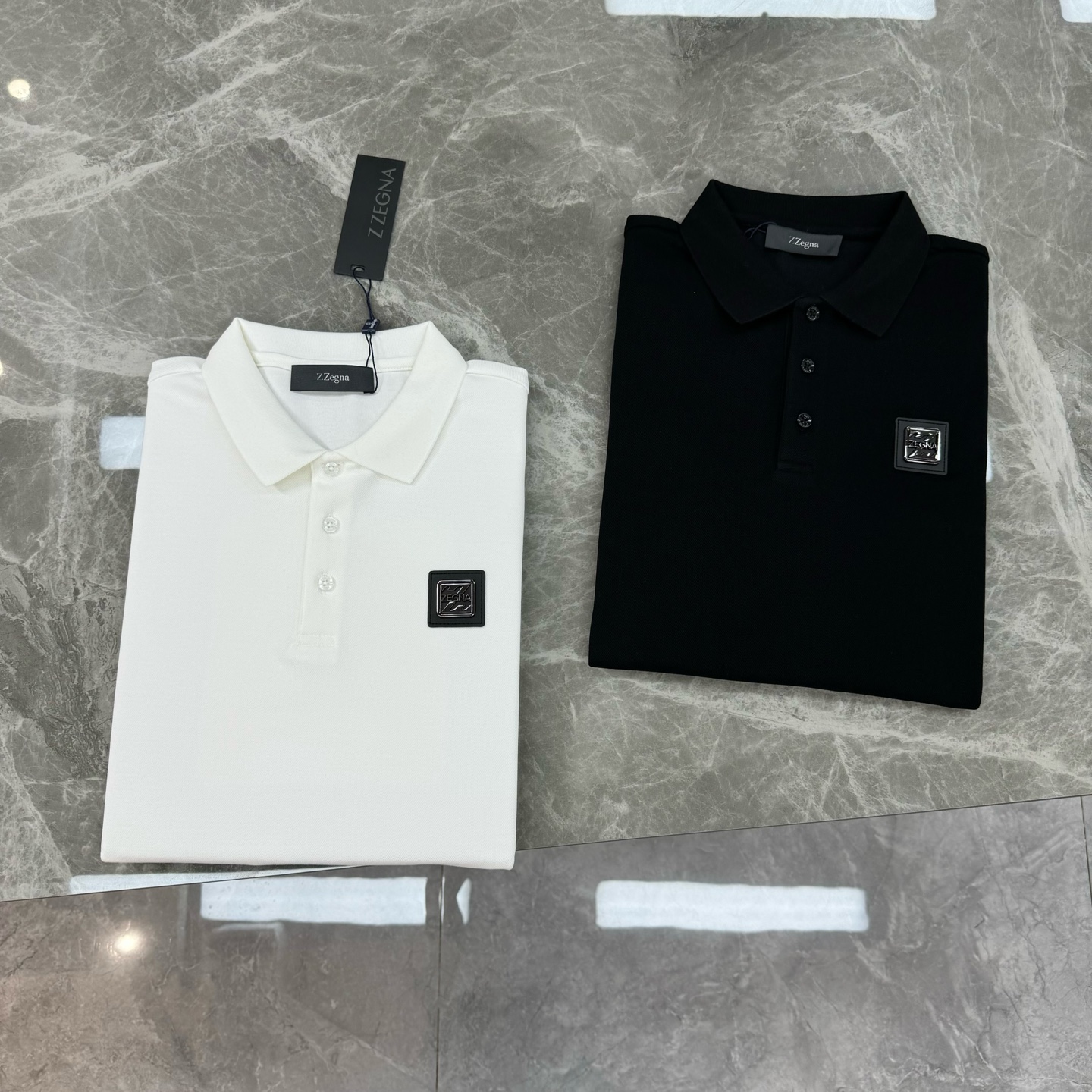 Z Zeng杰尼亚2025ss新款男士长袖Polo衫！简约时尚大气不失优雅，单穿内搭体面过人，品质控/细