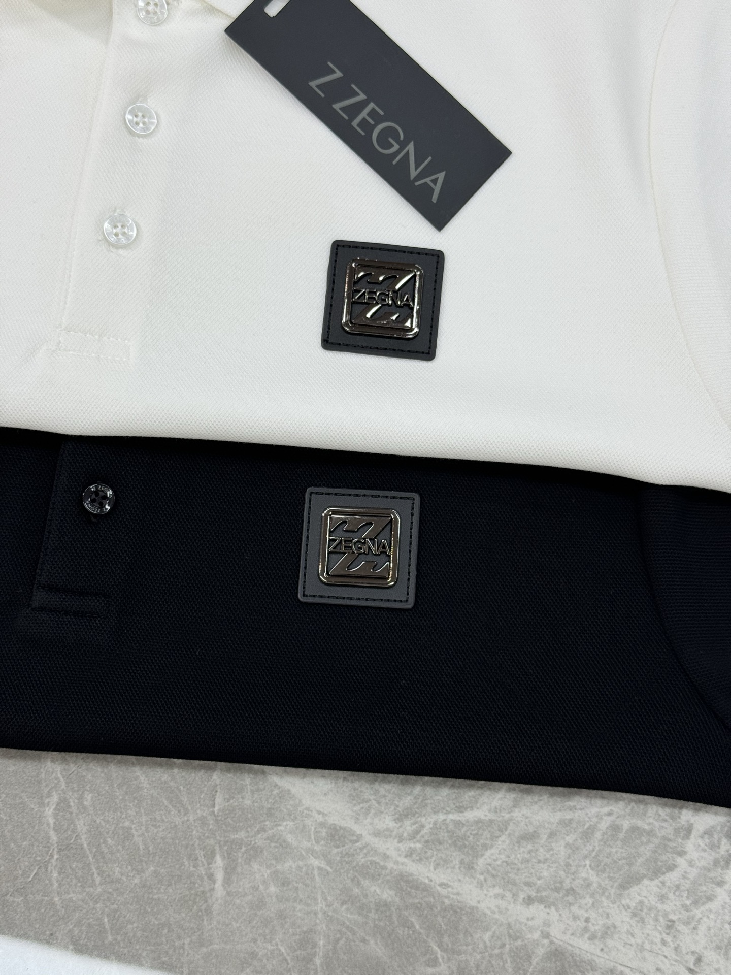 Z Zeng杰尼亚2025ss新款男士长袖Polo衫！简约时尚大气不失优雅，单穿内搭体面过人，品质控/细