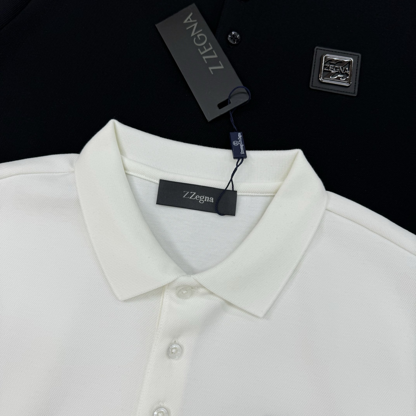 Z Zeng杰尼亚2025ss新款男士长袖Polo衫！简约时尚大气不失优雅，单穿内搭体面过人，品质控/细