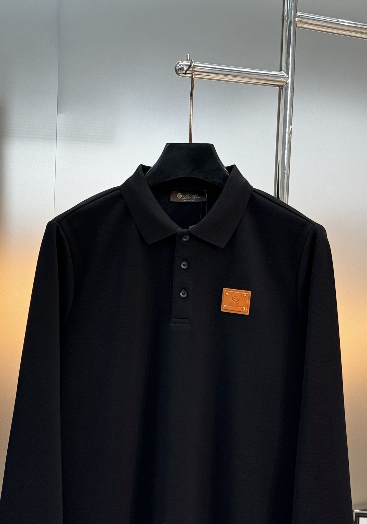 Loro Piana诺悠翩雅* 2025s新款长袖Polo衫.秋冬必备单品推荐！经典lP🆕标识.3D立体