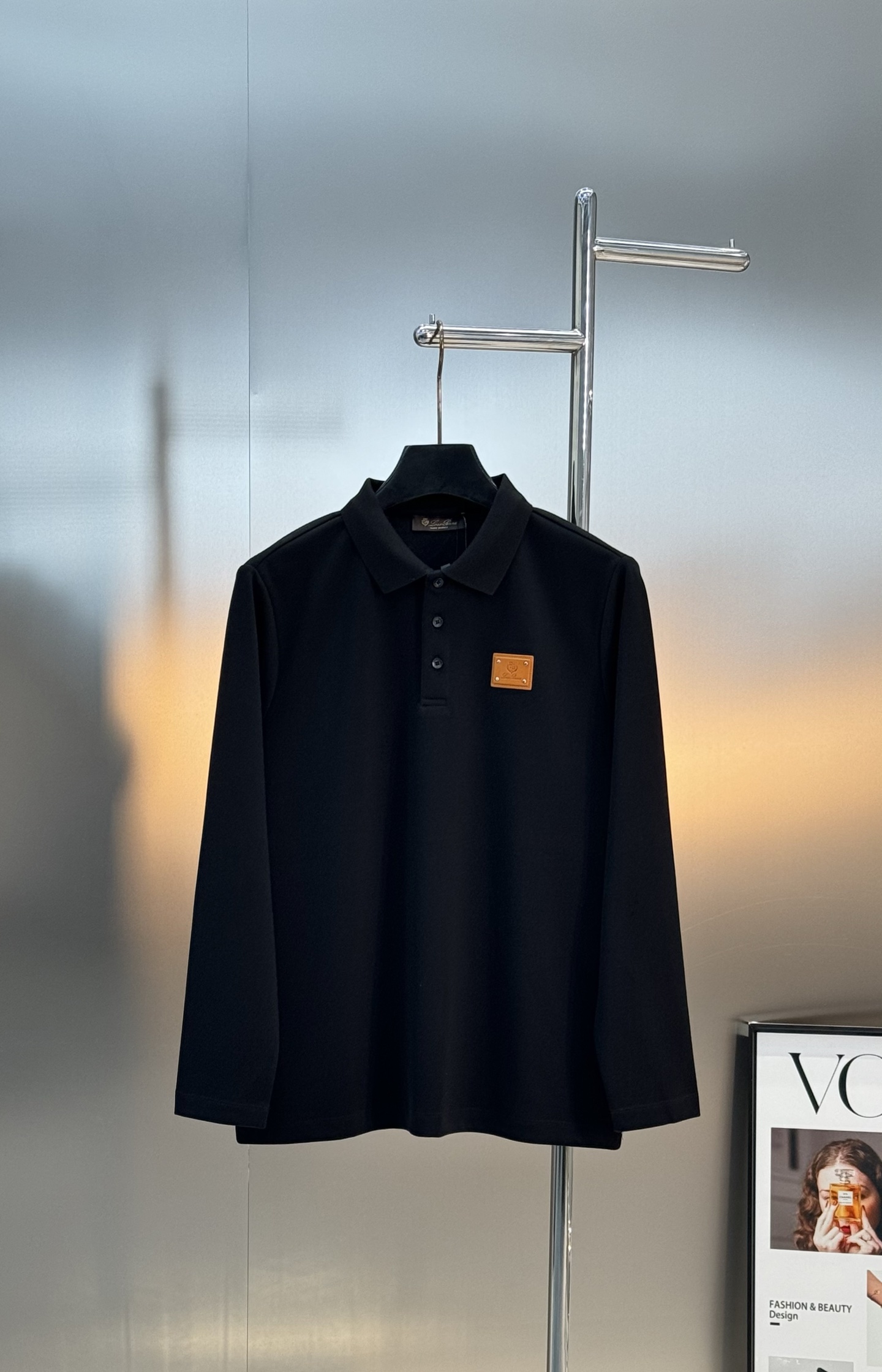 Loro Piana诺悠翩雅* 2025s新款长袖Polo衫.秋冬必备单品推荐！经典lP🆕标识.3D立体