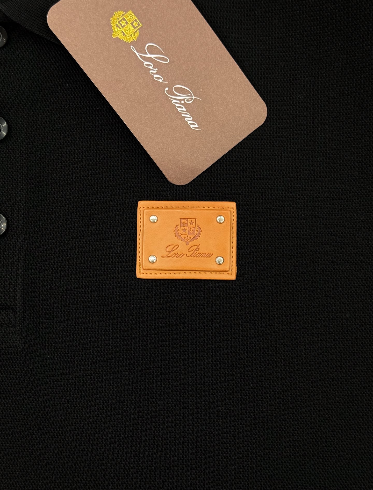 Loro Piana诺悠翩雅* 2025s新款长袖Polo衫.秋冬必备单品推荐！经典lP🆕标识.3D立体