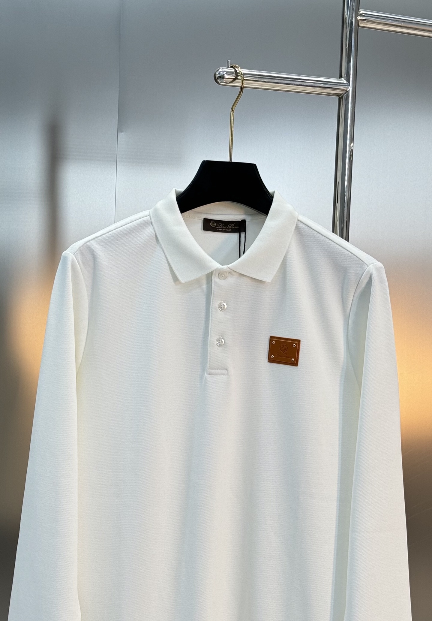 Loro Piana诺悠翩雅* 2025s新款长袖Polo衫.秋冬必备单品推荐！经典lP🆕标识.3D立体