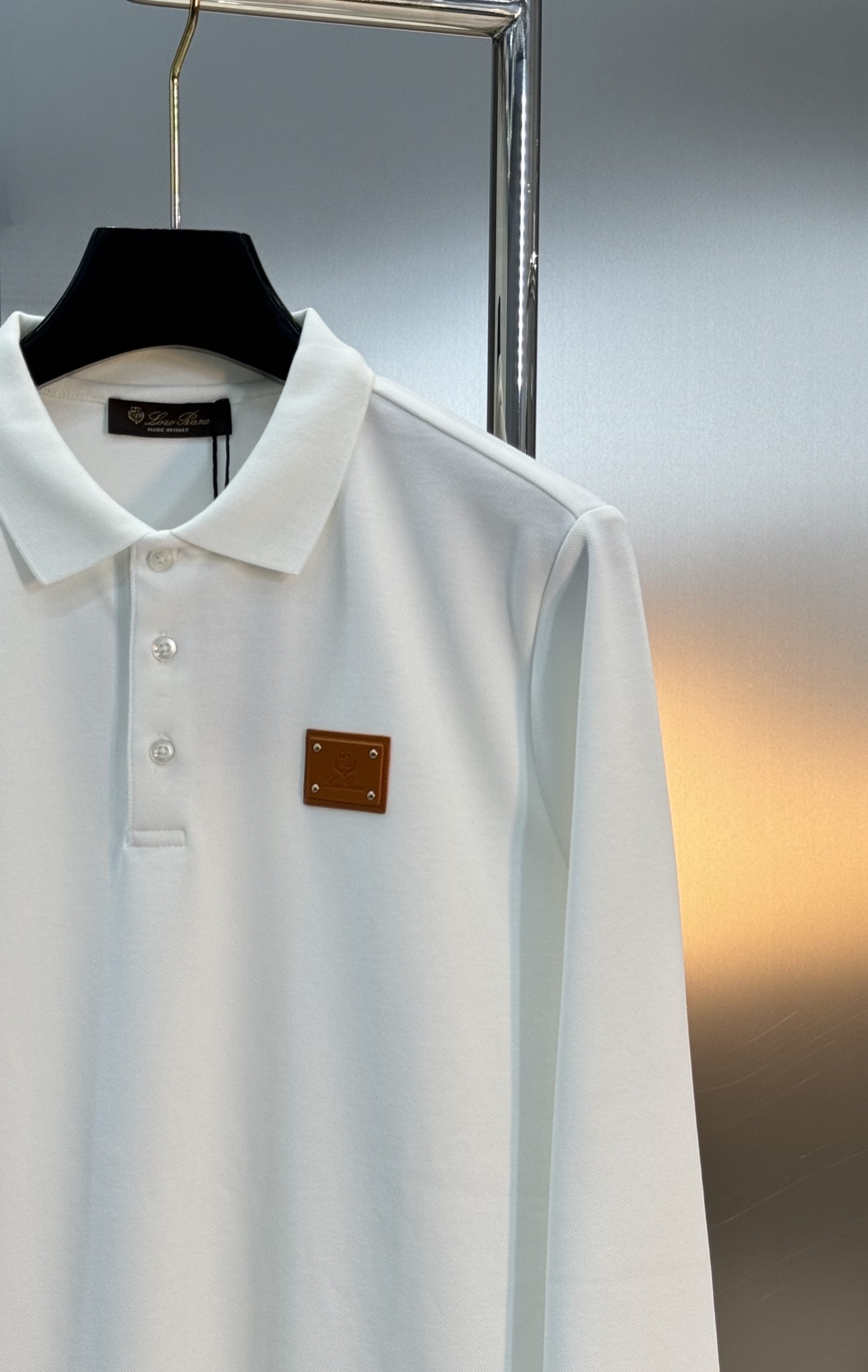 Loro Piana诺悠翩雅* 2025s新款长袖Polo衫.秋冬必备单品推荐！经典lP🆕标识.3D立体